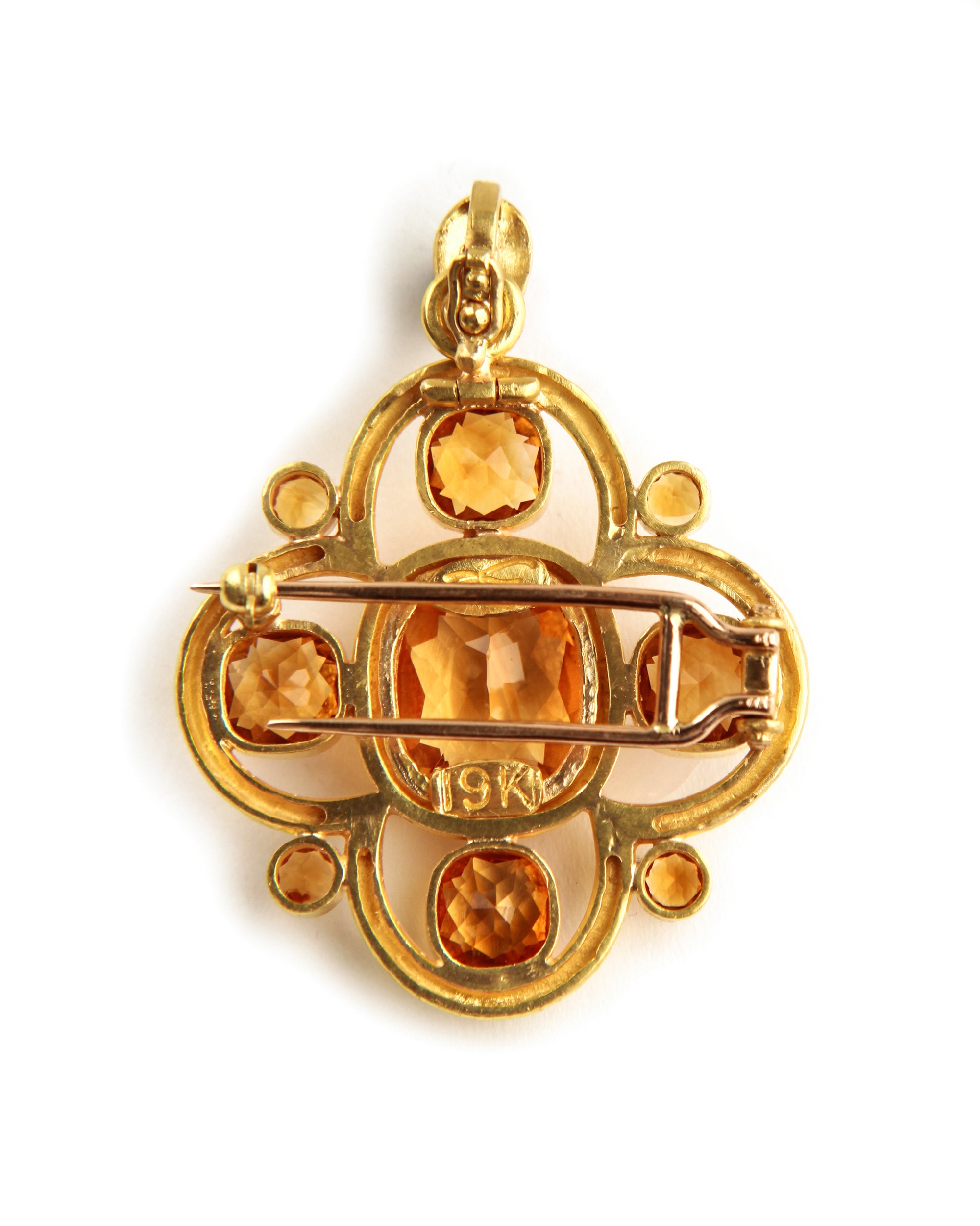 Citrine Brooch/Pendant