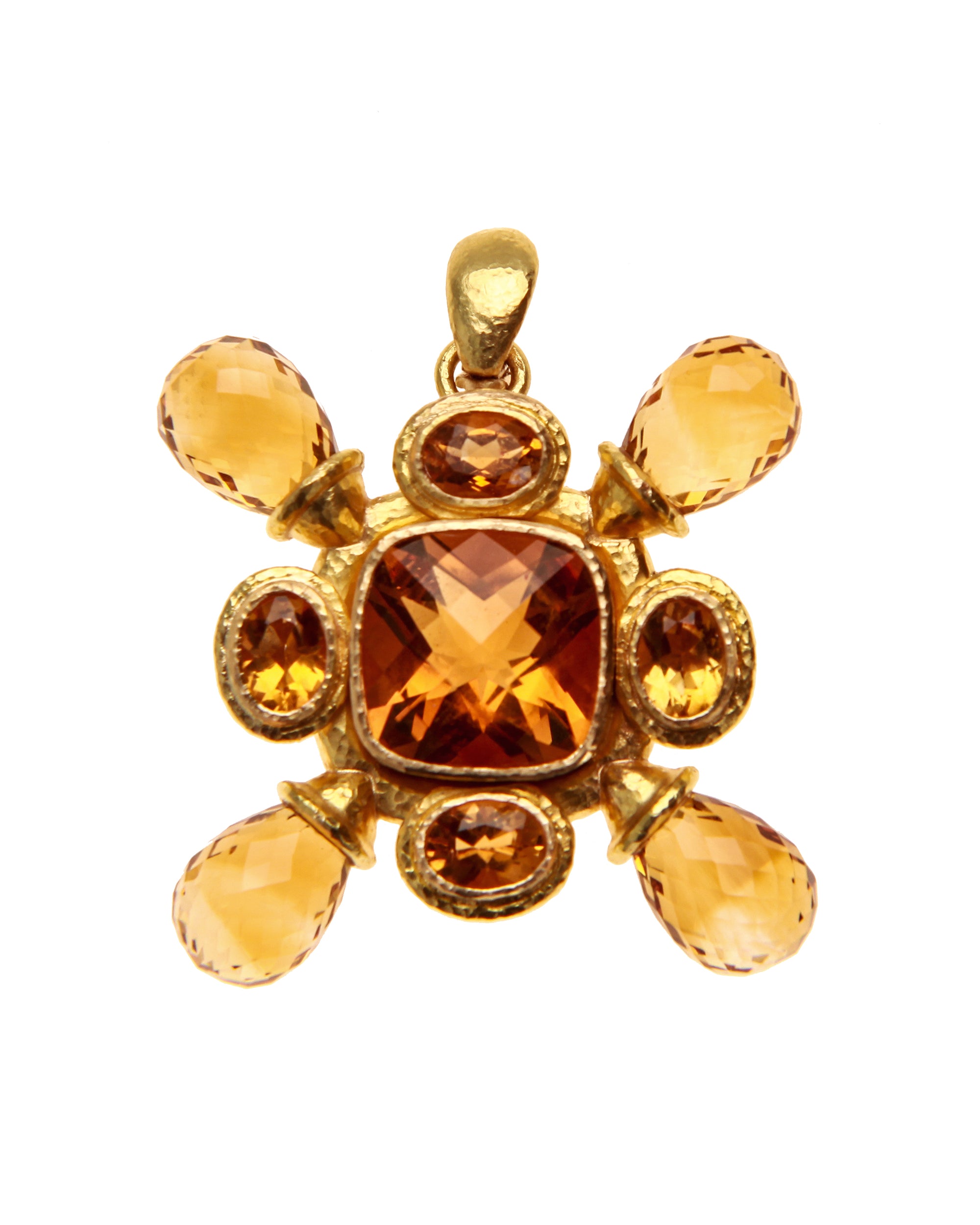 Citrine Brooch