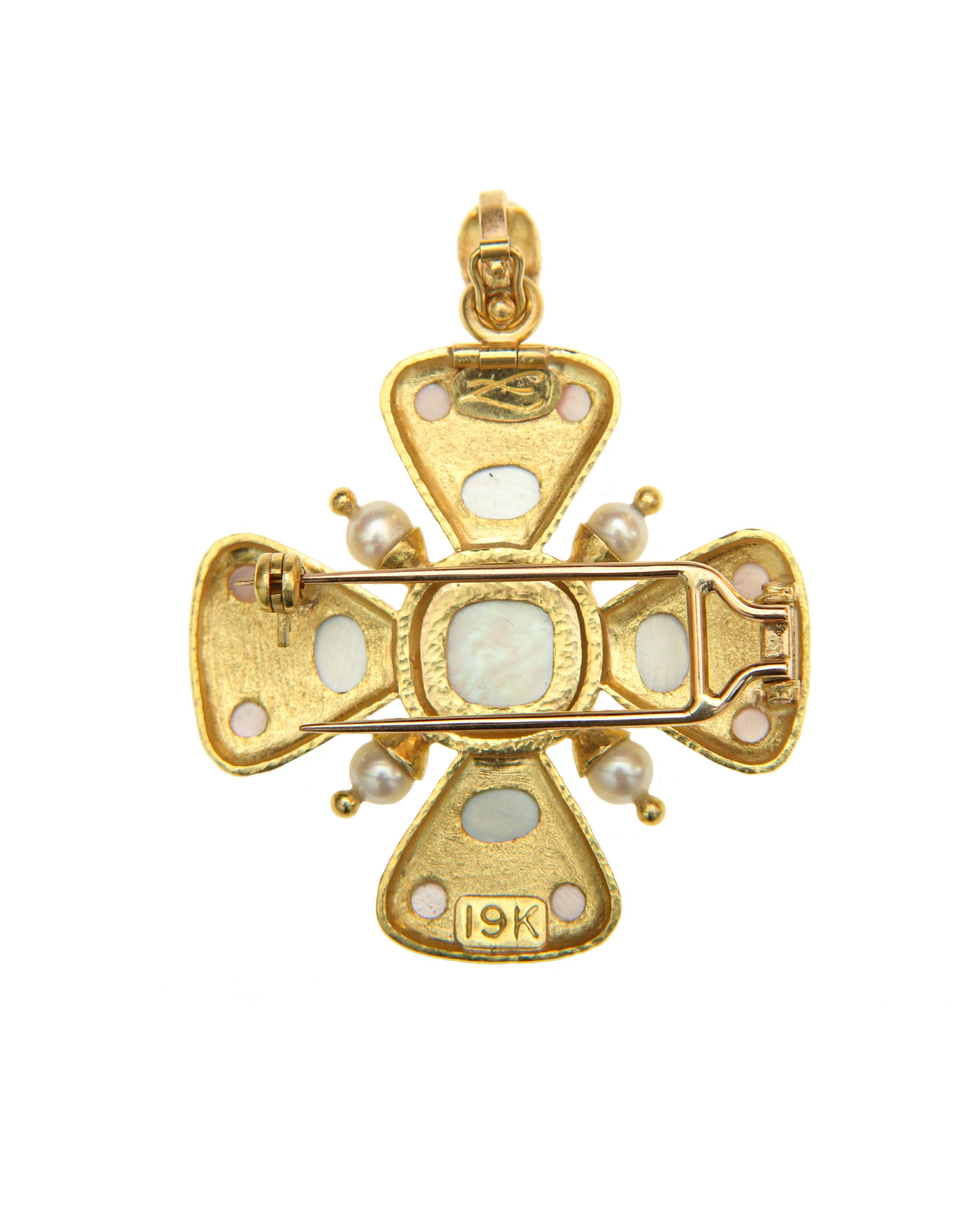 Tourmaline, Peridot and Zircon Brooch/Pendant
