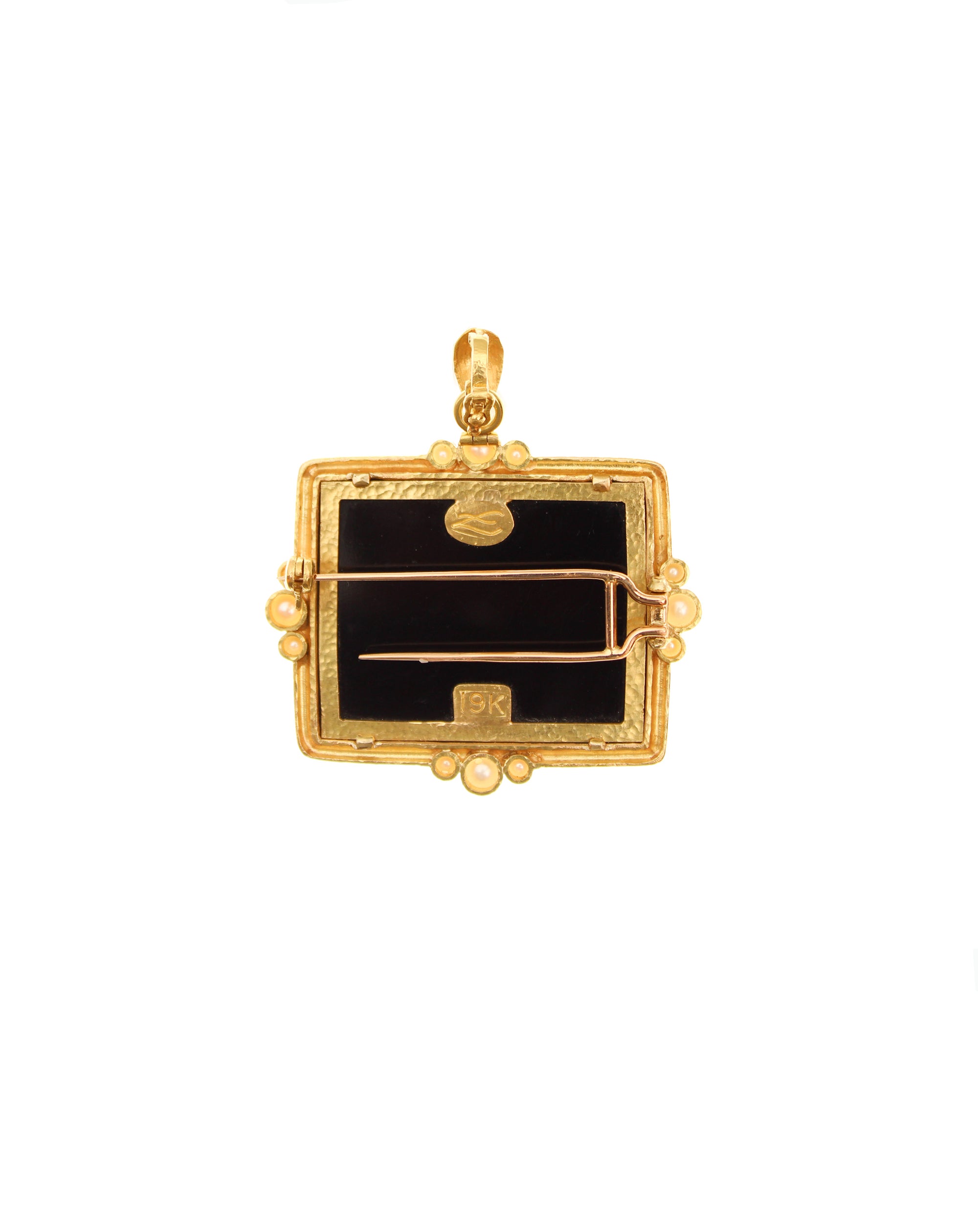 Antique Micromosaic 'Pantheon' Brooch/Pendant