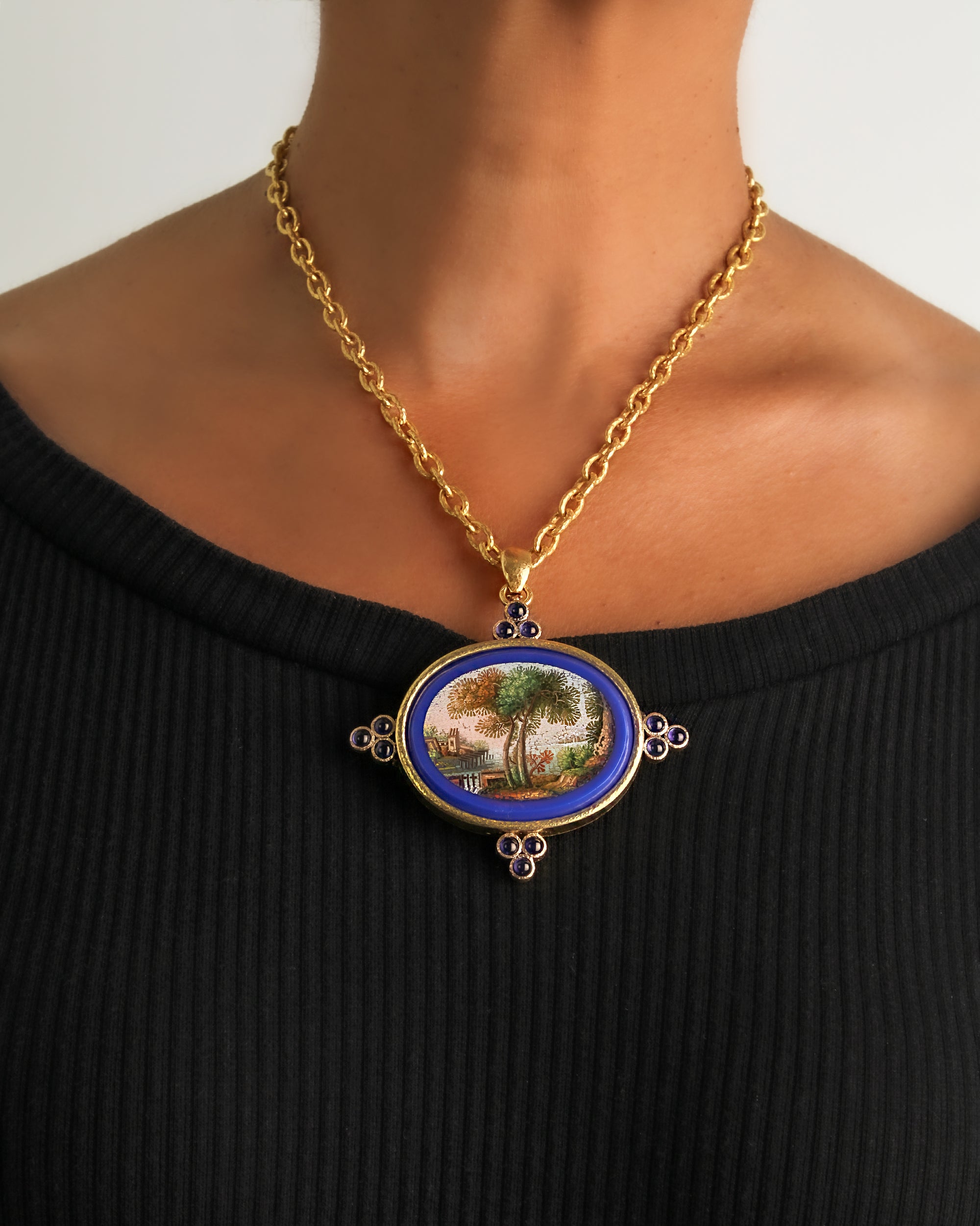 19th century 'Landscape' Brooch/Pendant