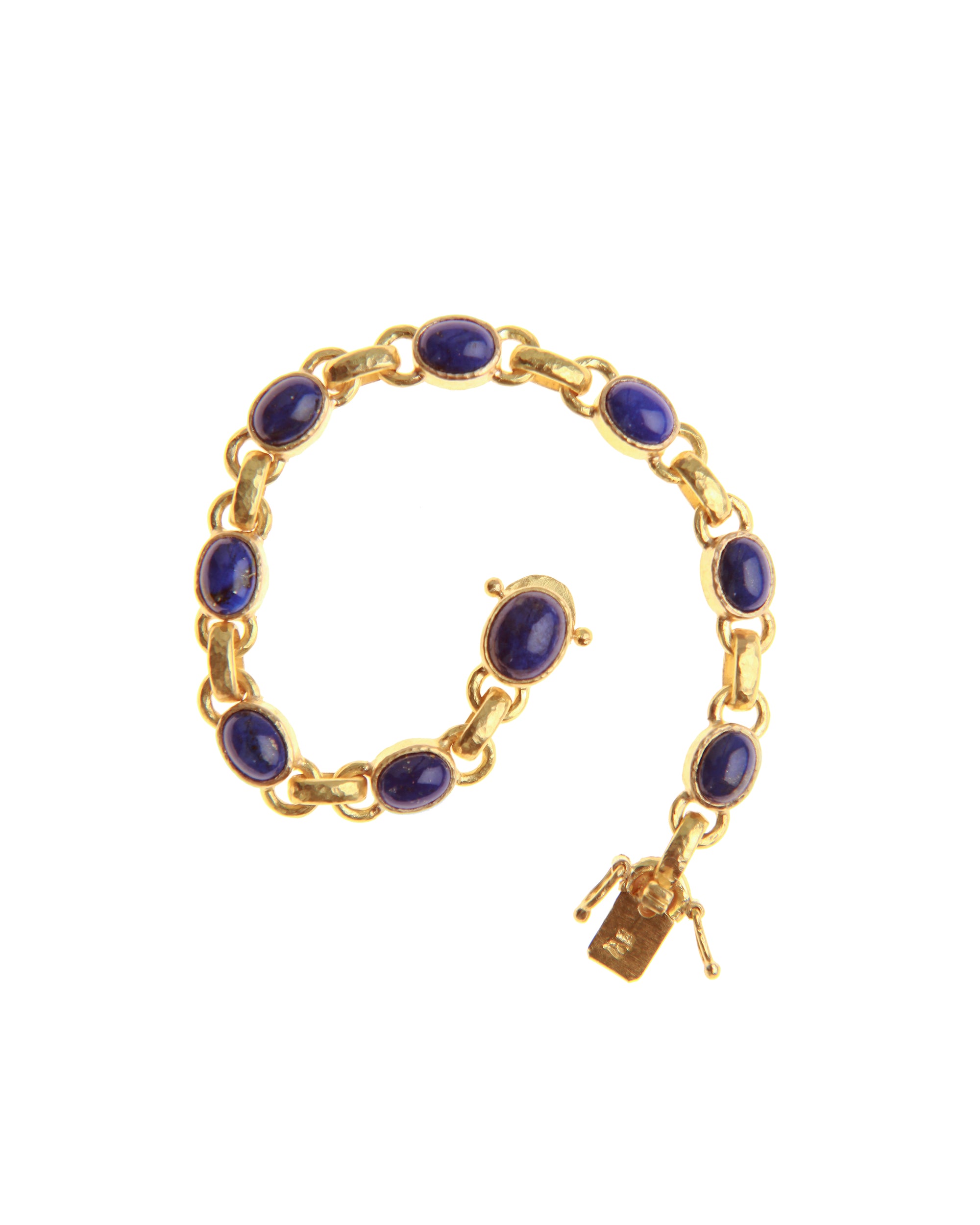 Lapis Link Bracelet