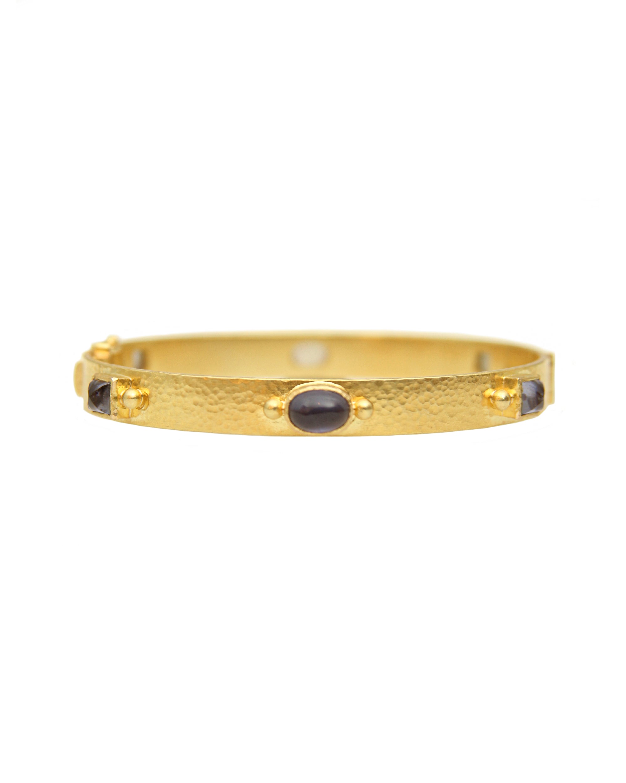 Flat Ribbon 'Roberta' Iolite Bangle