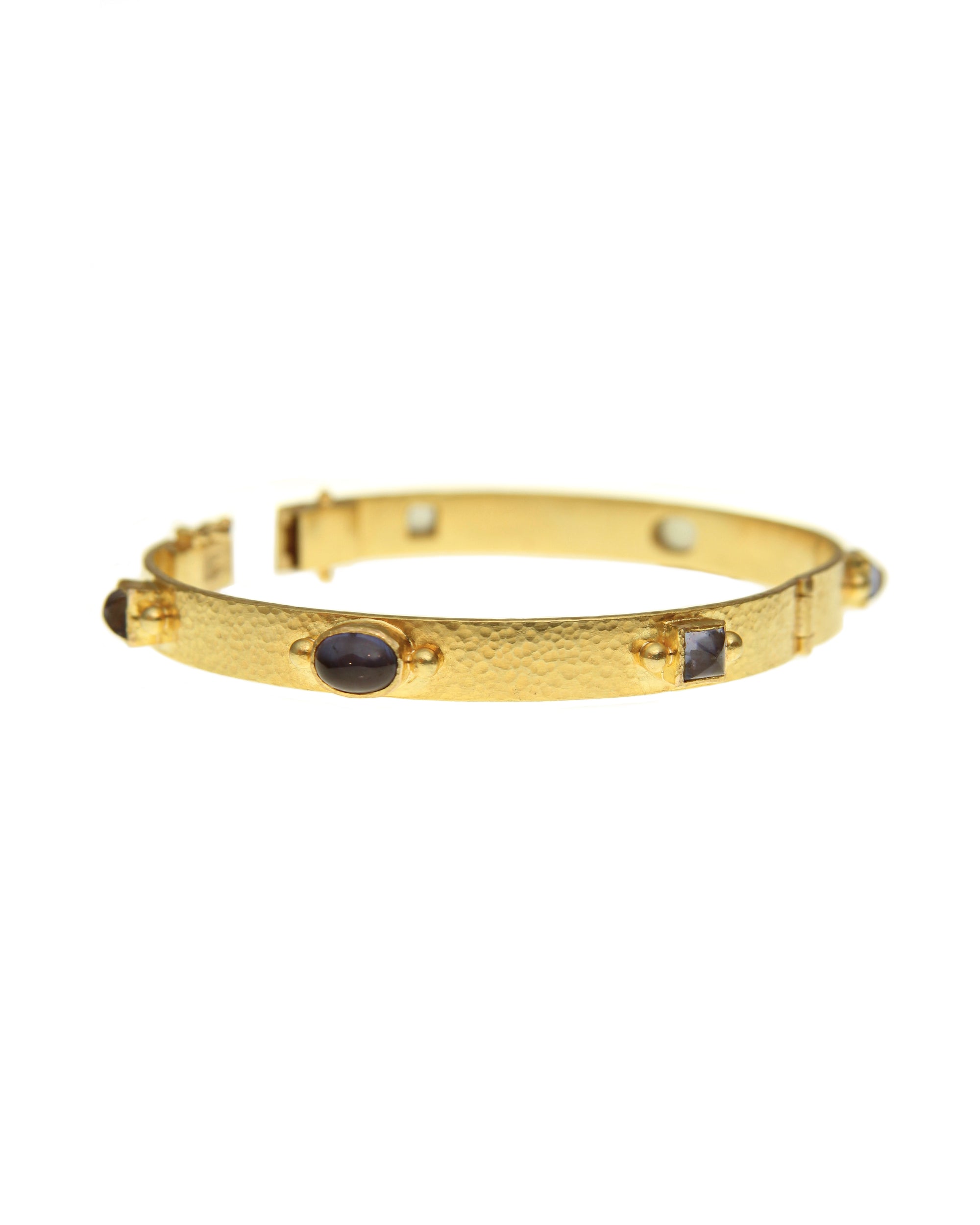 Flat Ribbon 'Roberta' Iolite Bangle