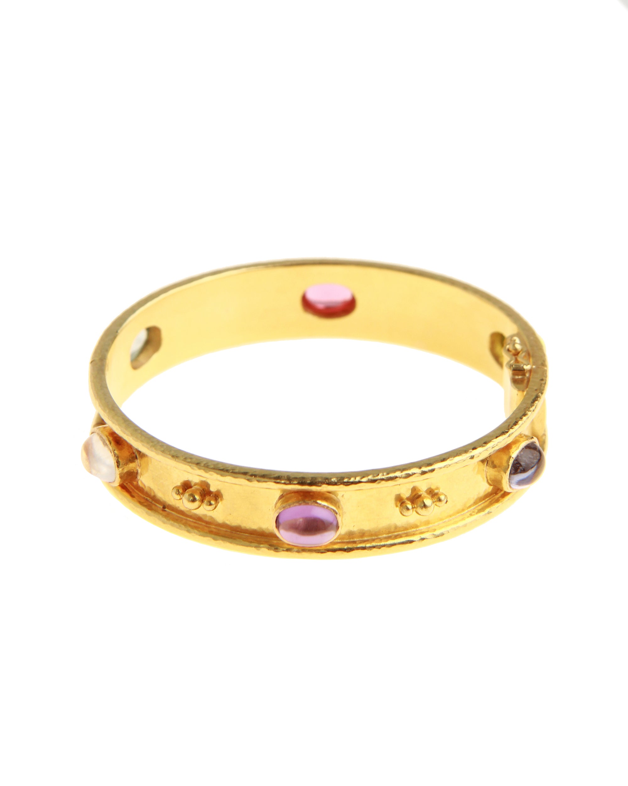 Pastel Tutti-Frutti Flat Narrow Bangle