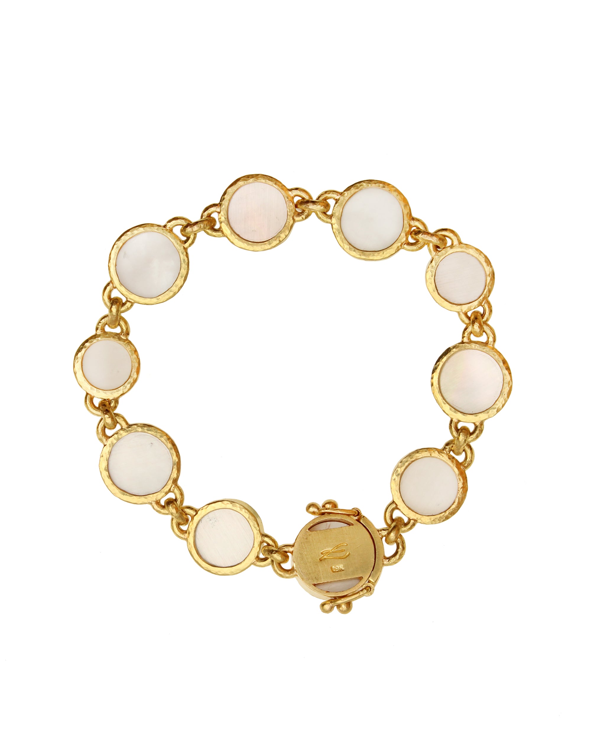 Small Pastel Venetian Glass Intaglio Bracelet