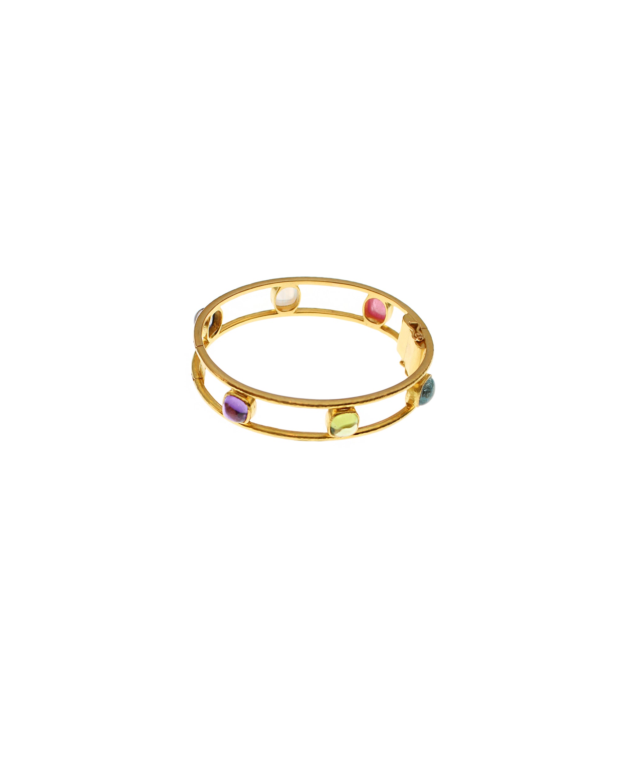 Tutti Frutti Open Tube Bezel Bangle
