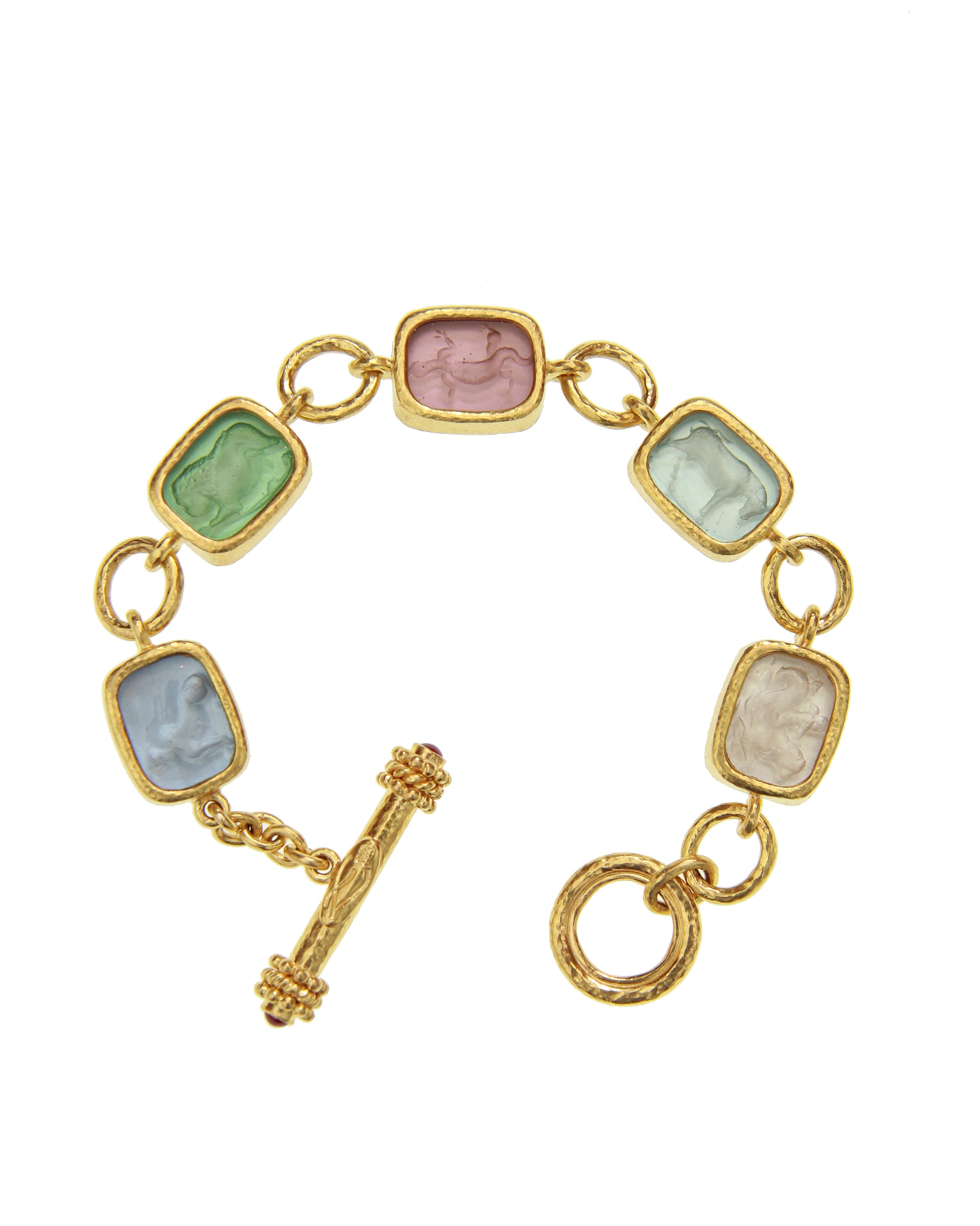 Pastel 'Antique Animals' Bracelet