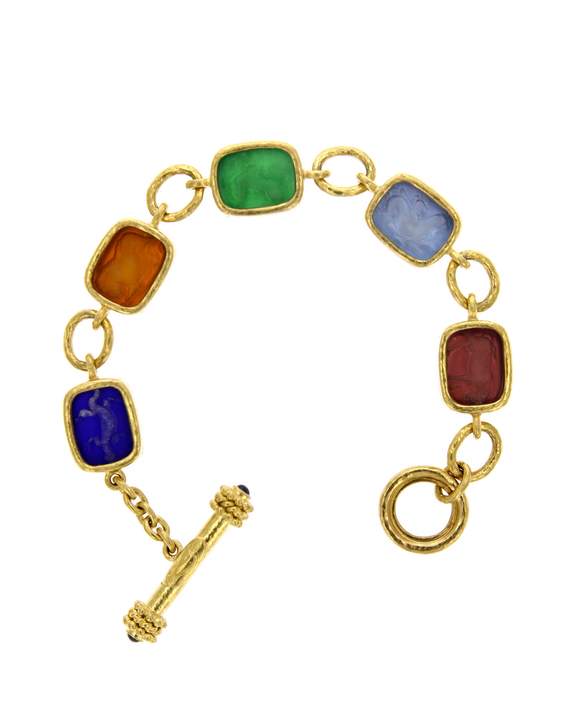 Jewel Tone 'Antique Animals' Bracelet