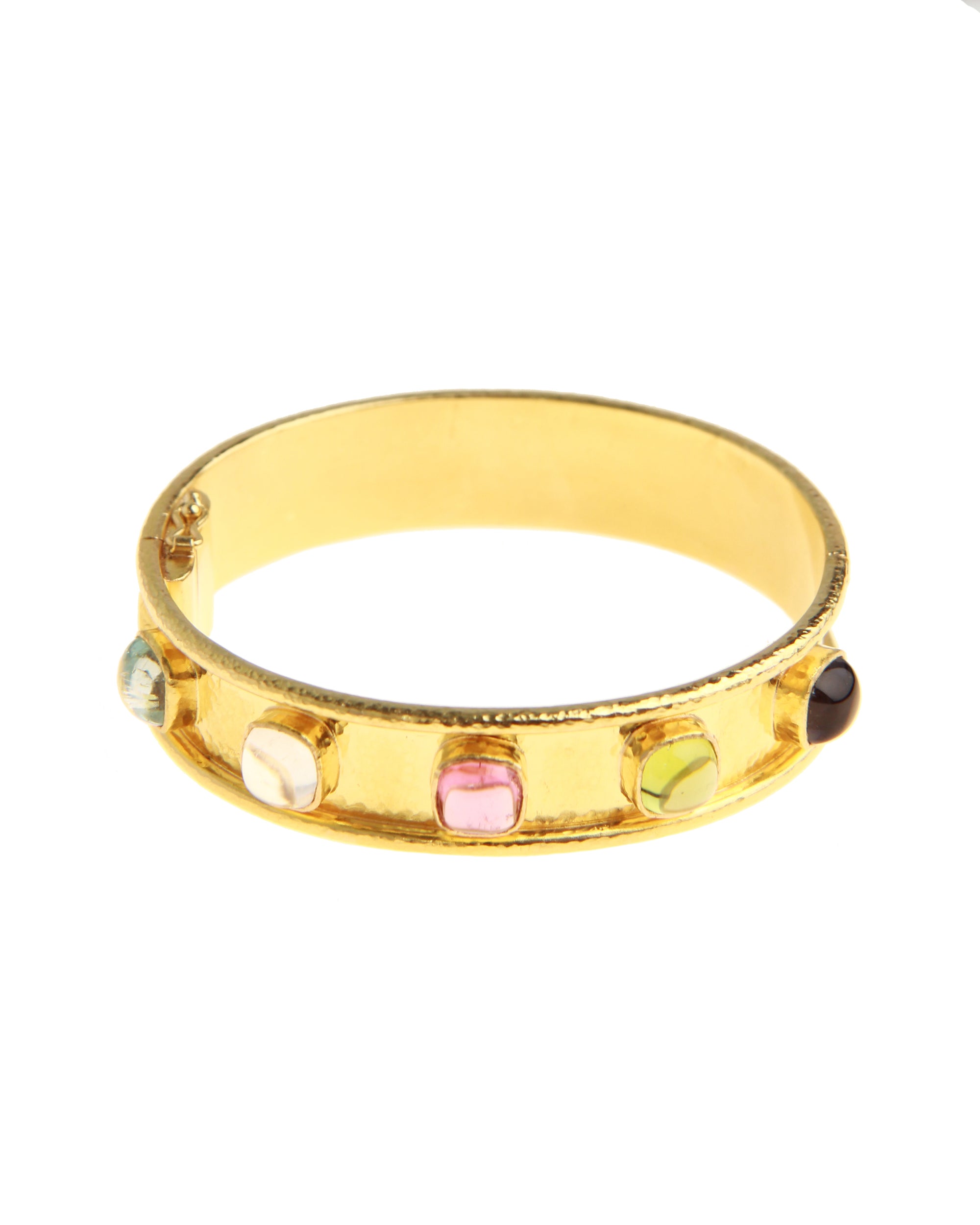 Narrow Flat Tutti Frutti Bangle