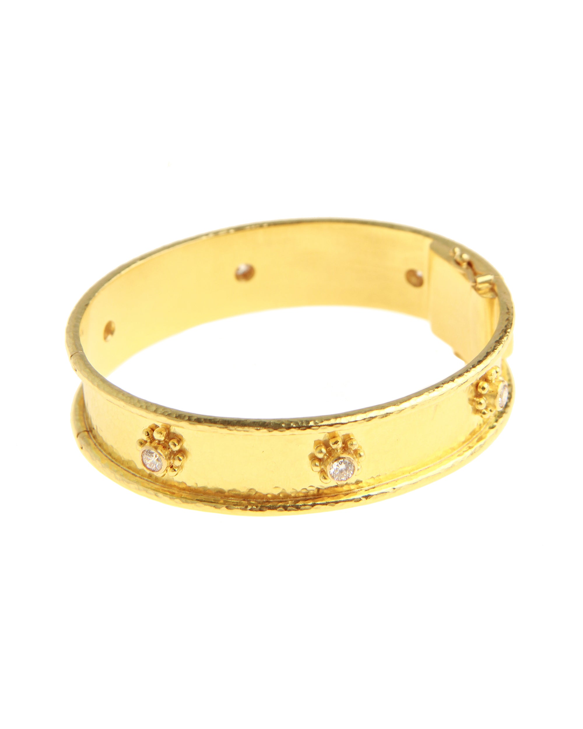 Diamond Daisy Bangle