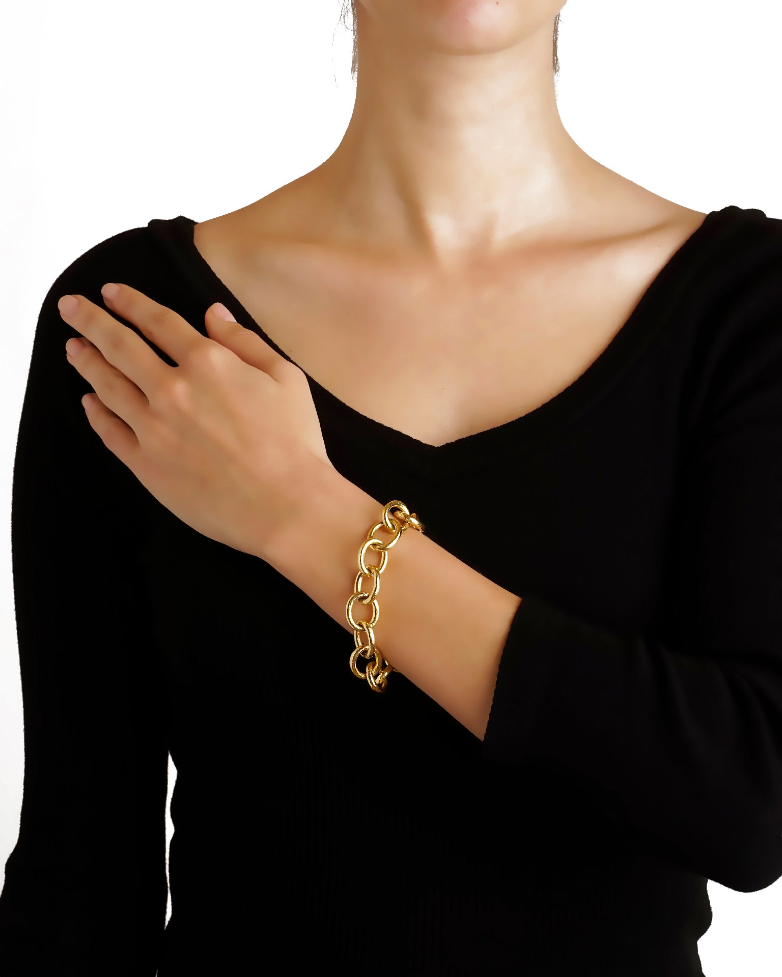 Volterra Link Bracelet with Hidden Closure