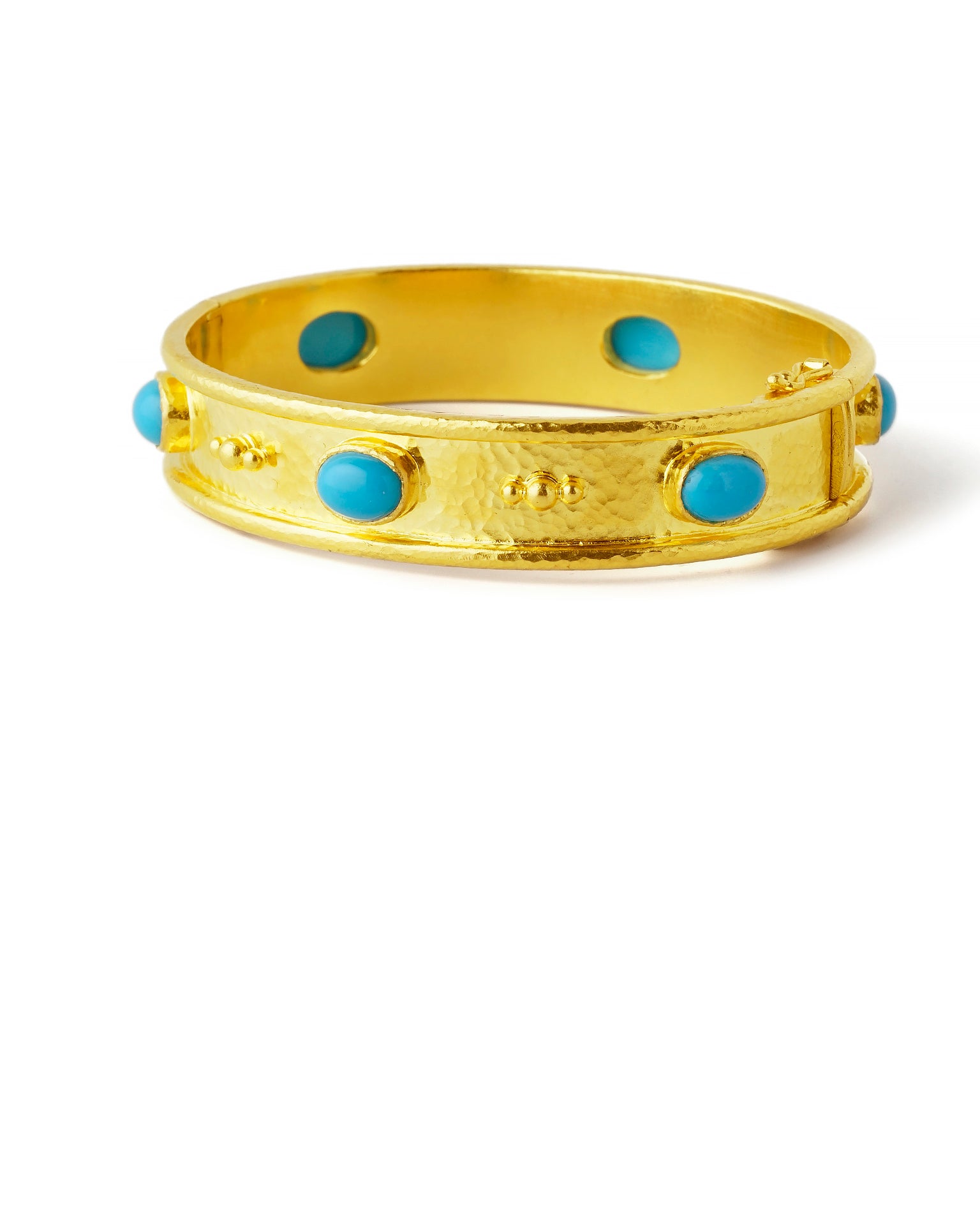 Sleeping Beauty Turquoise Flat Narrow Bangle