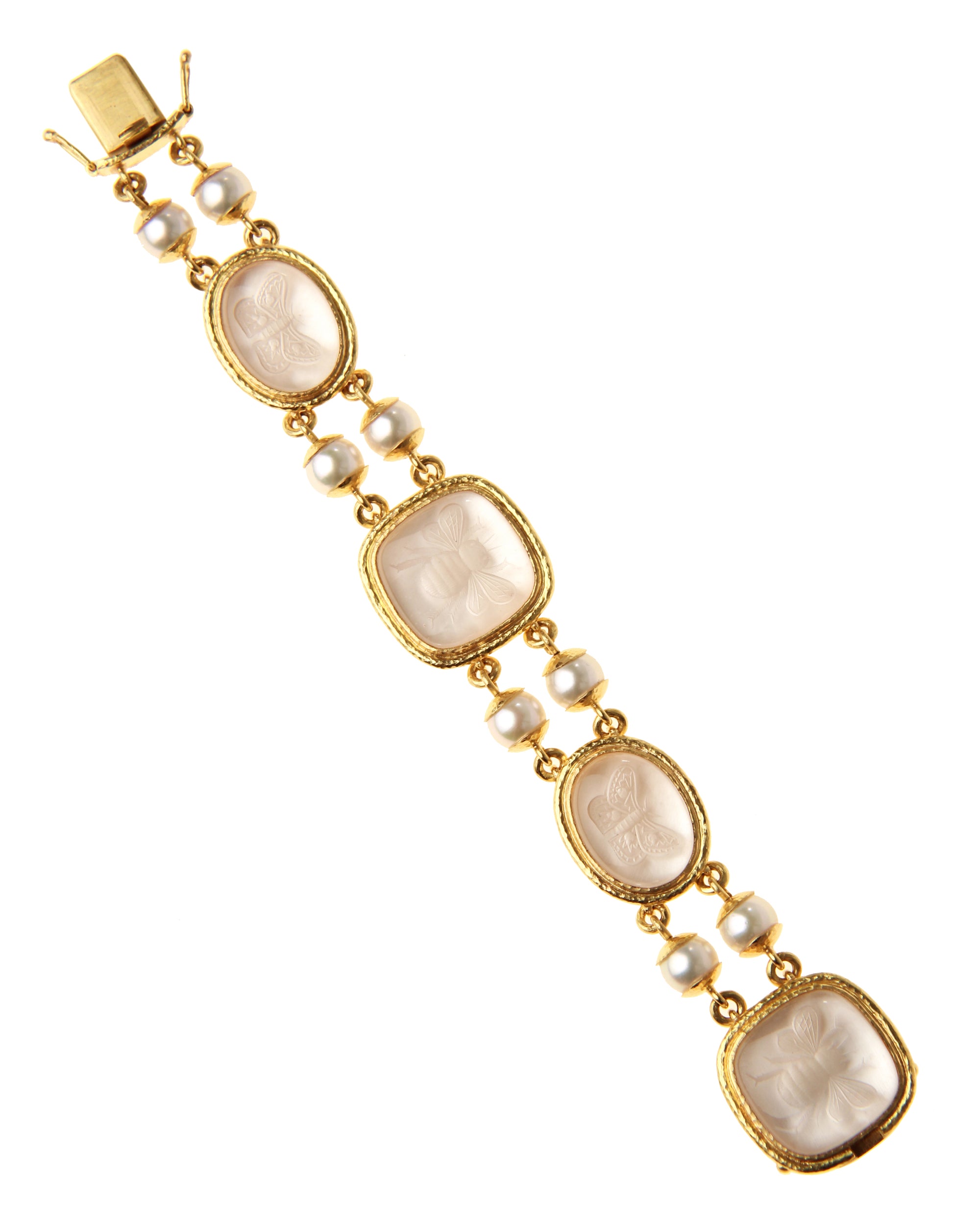 Rock Crystal Intaglio Bracelet