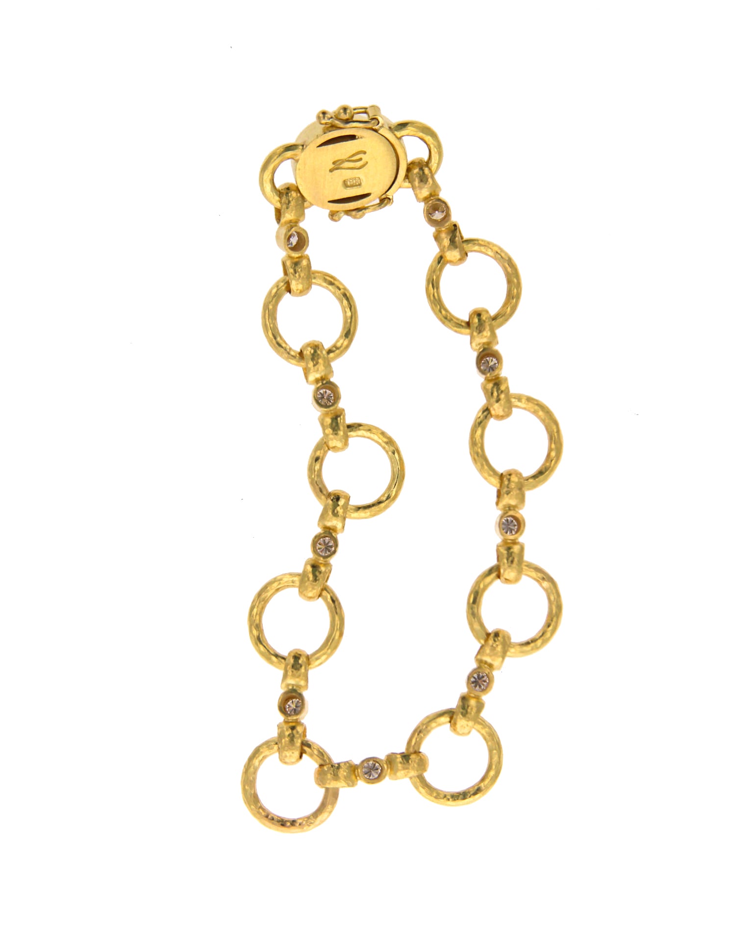 Diamond 'Celtic' Link Bracelet