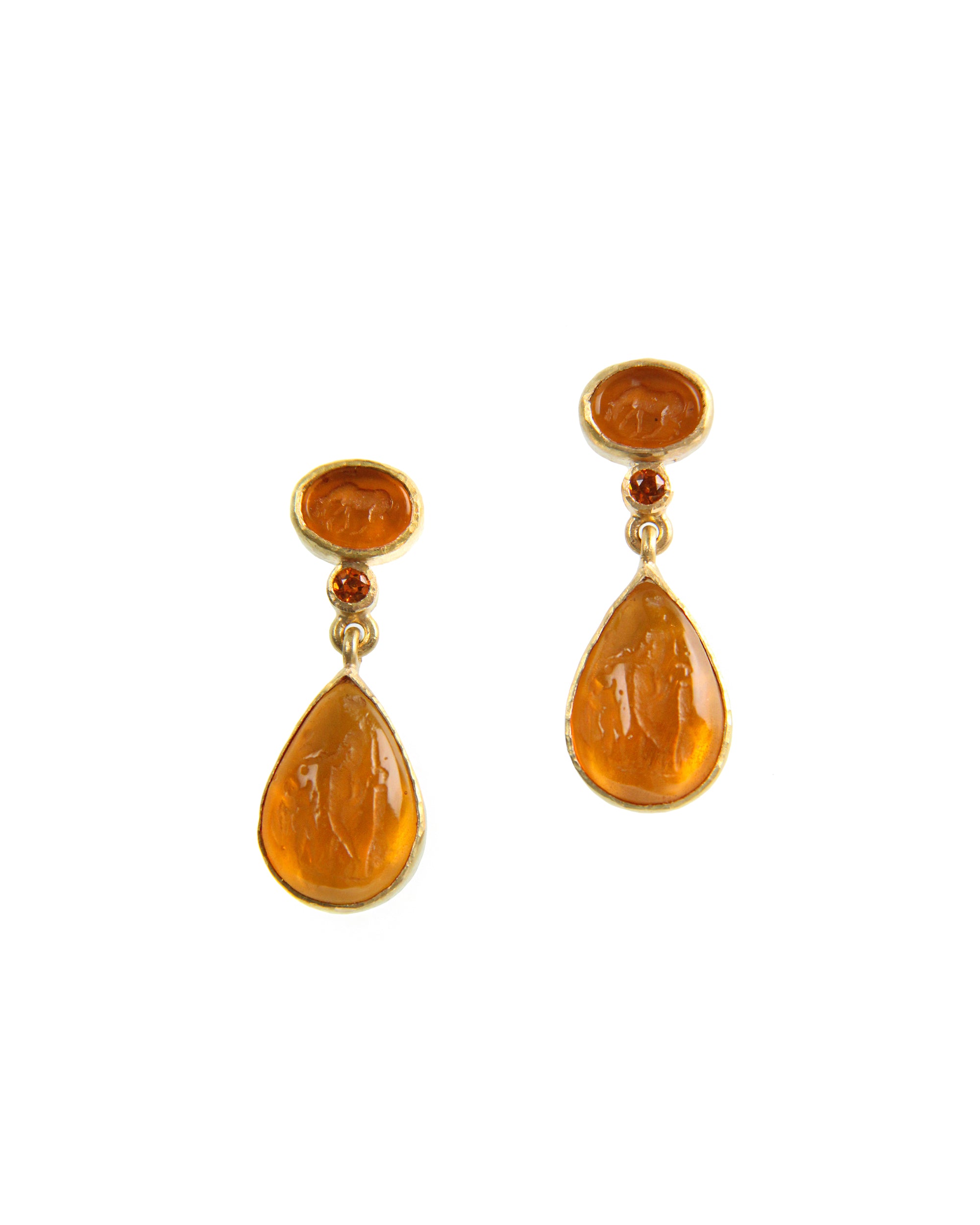 'Micro Horse' Drop Stud Earring