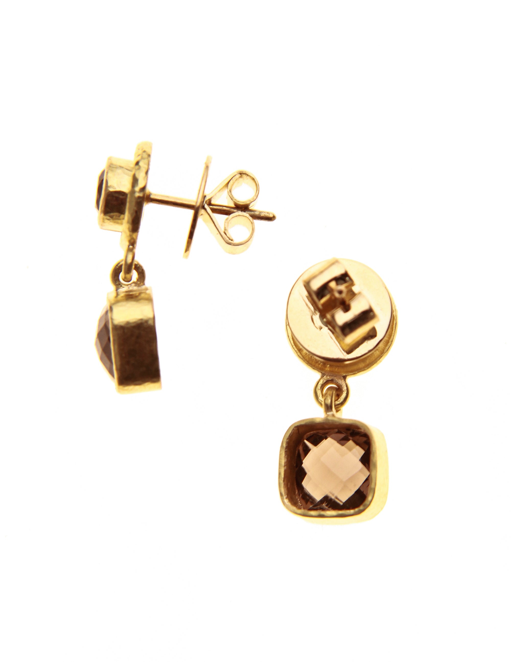 Smoky Quartz Drop Earrings