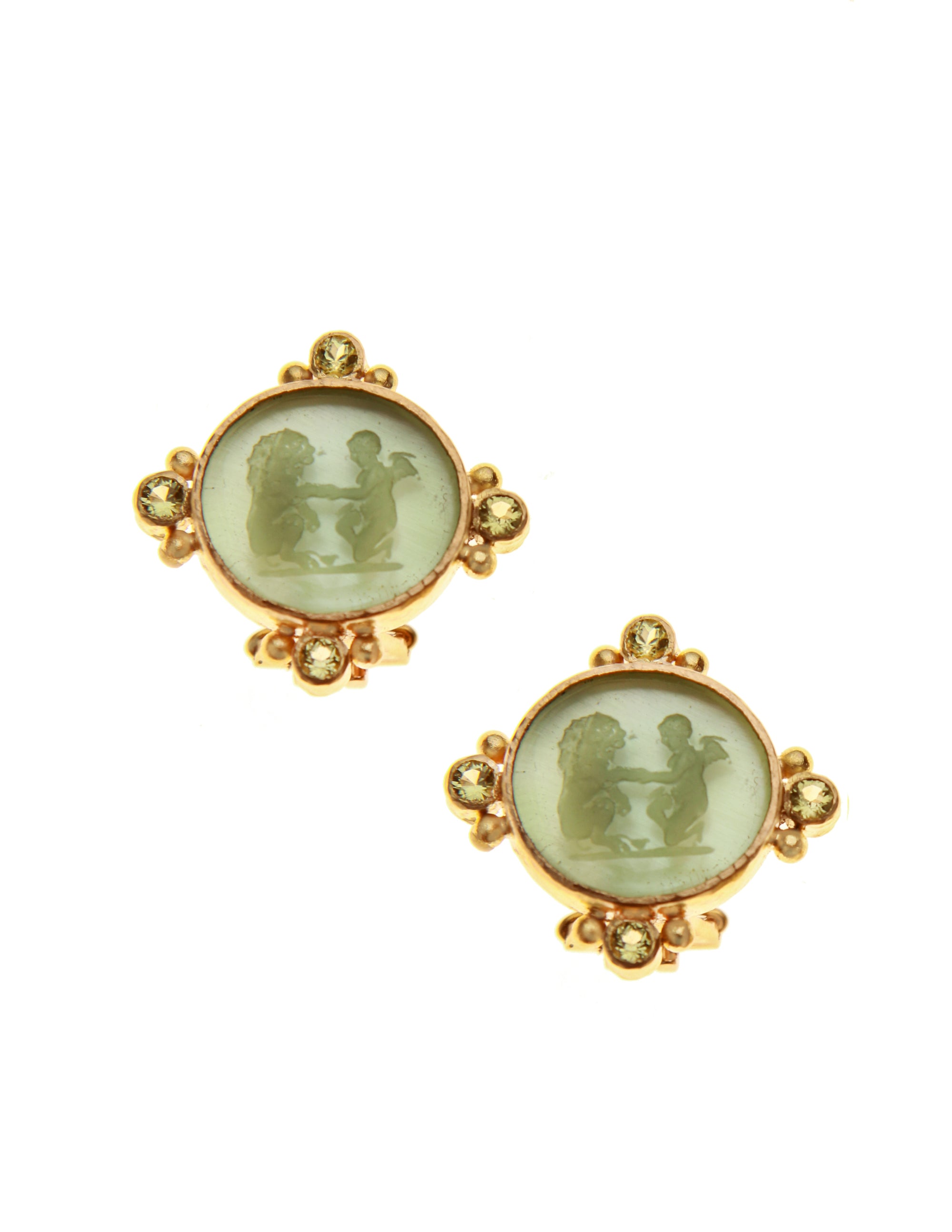 Nile 'Lion and Putto' Earrings