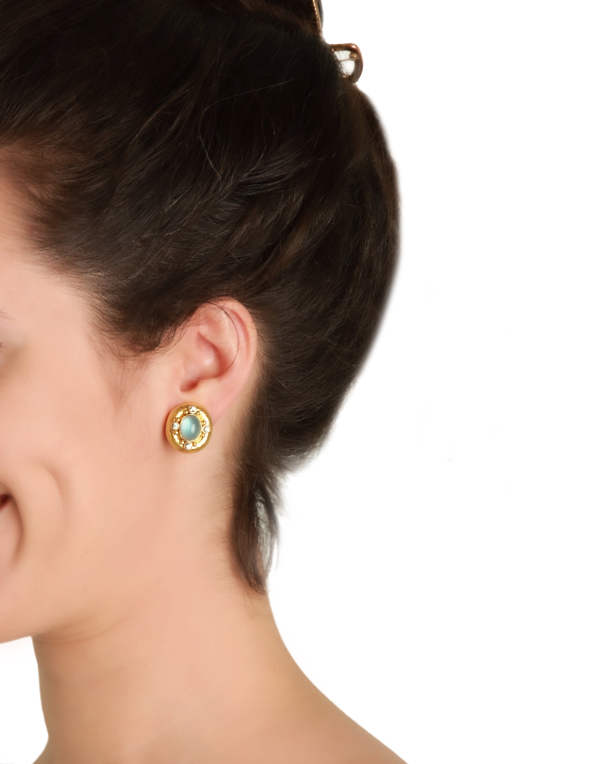 Aquamarine and Blue Zircon Earrings