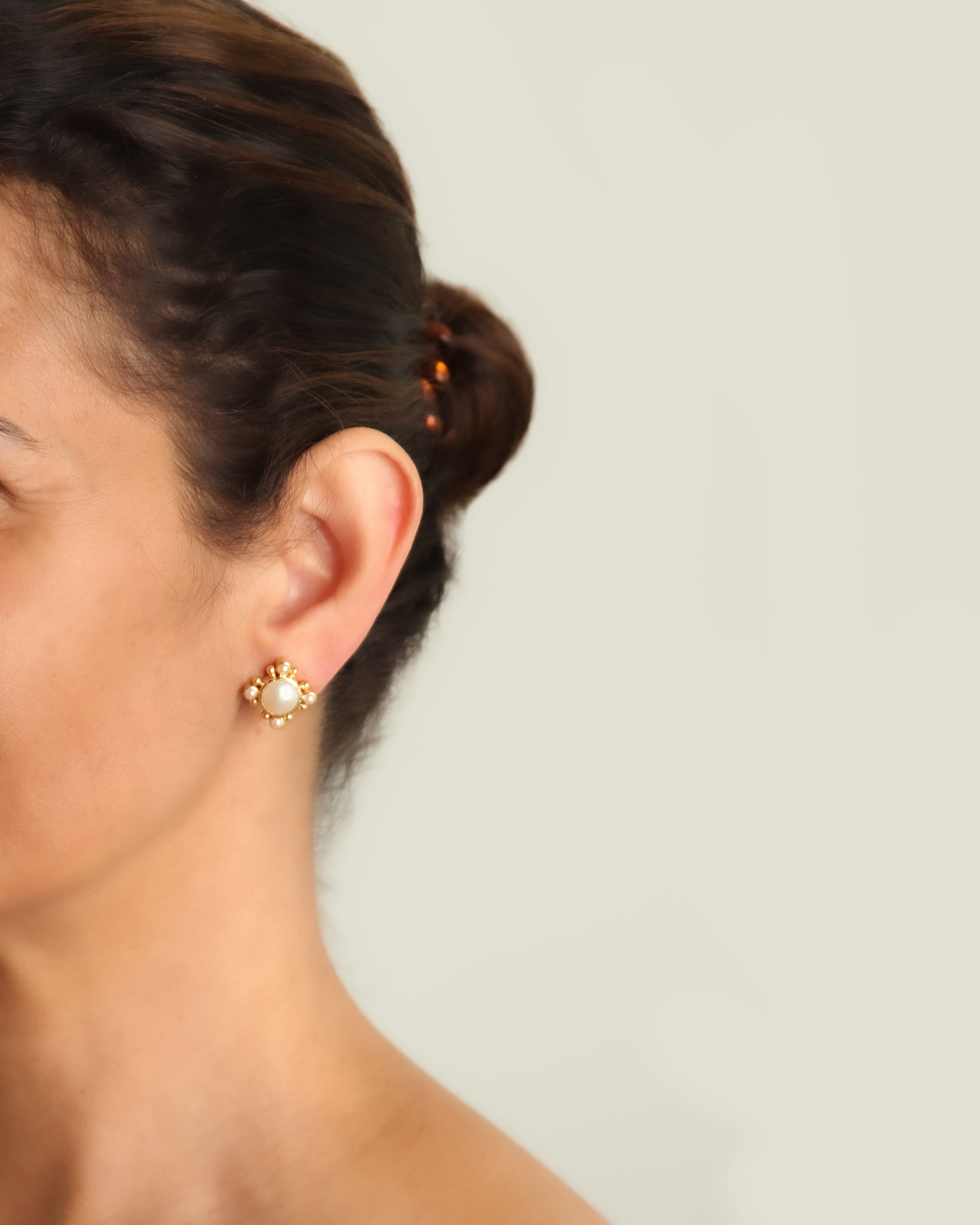 Pearl Stud Earrings