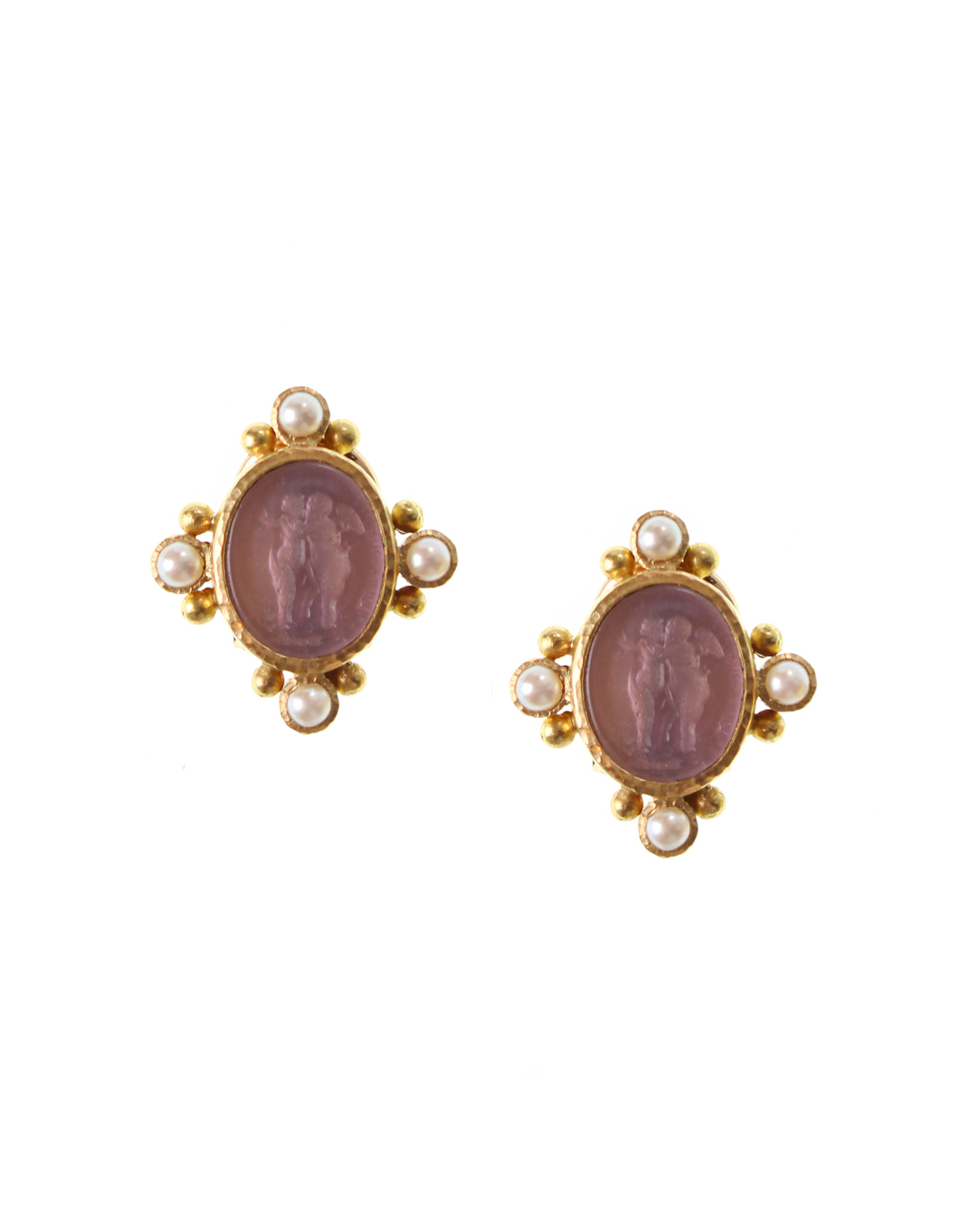 Mulberry 'Cherub Twins' Earrings