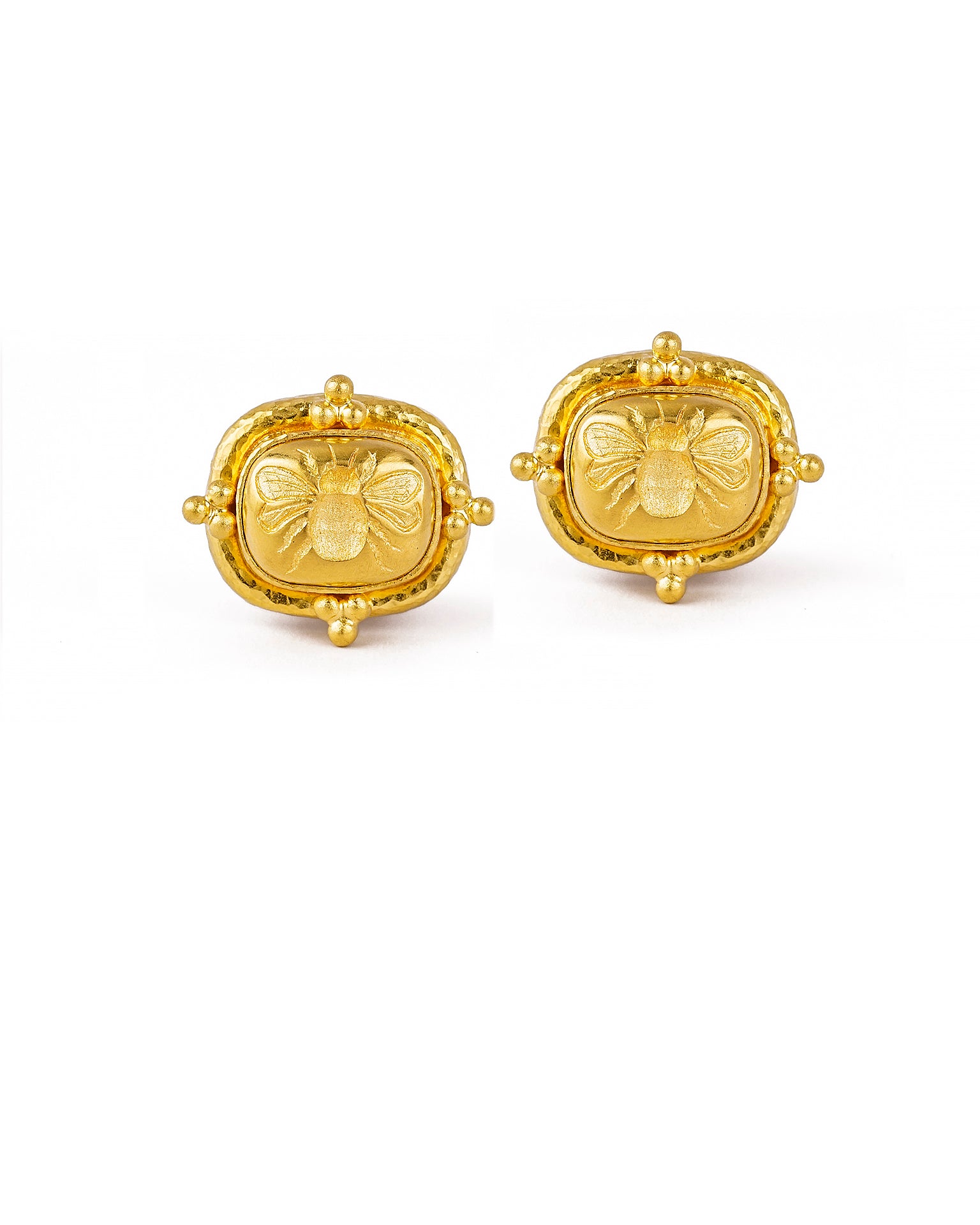 Gold 'Fat Bee' Earrings