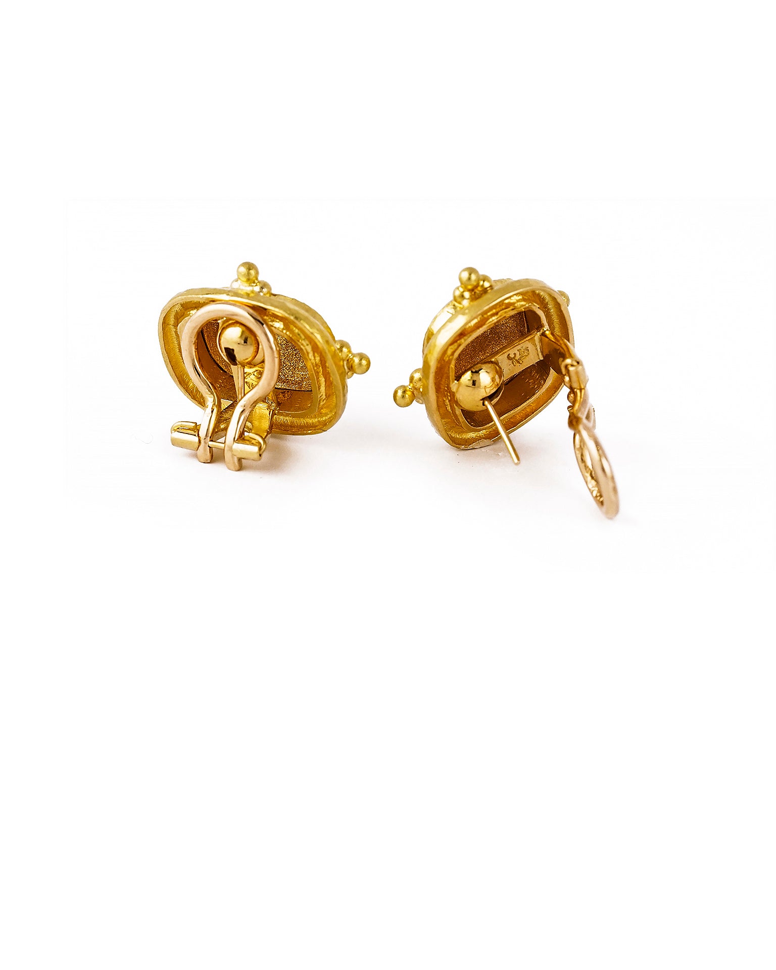 Gold 'Fat Bee' Earrings
