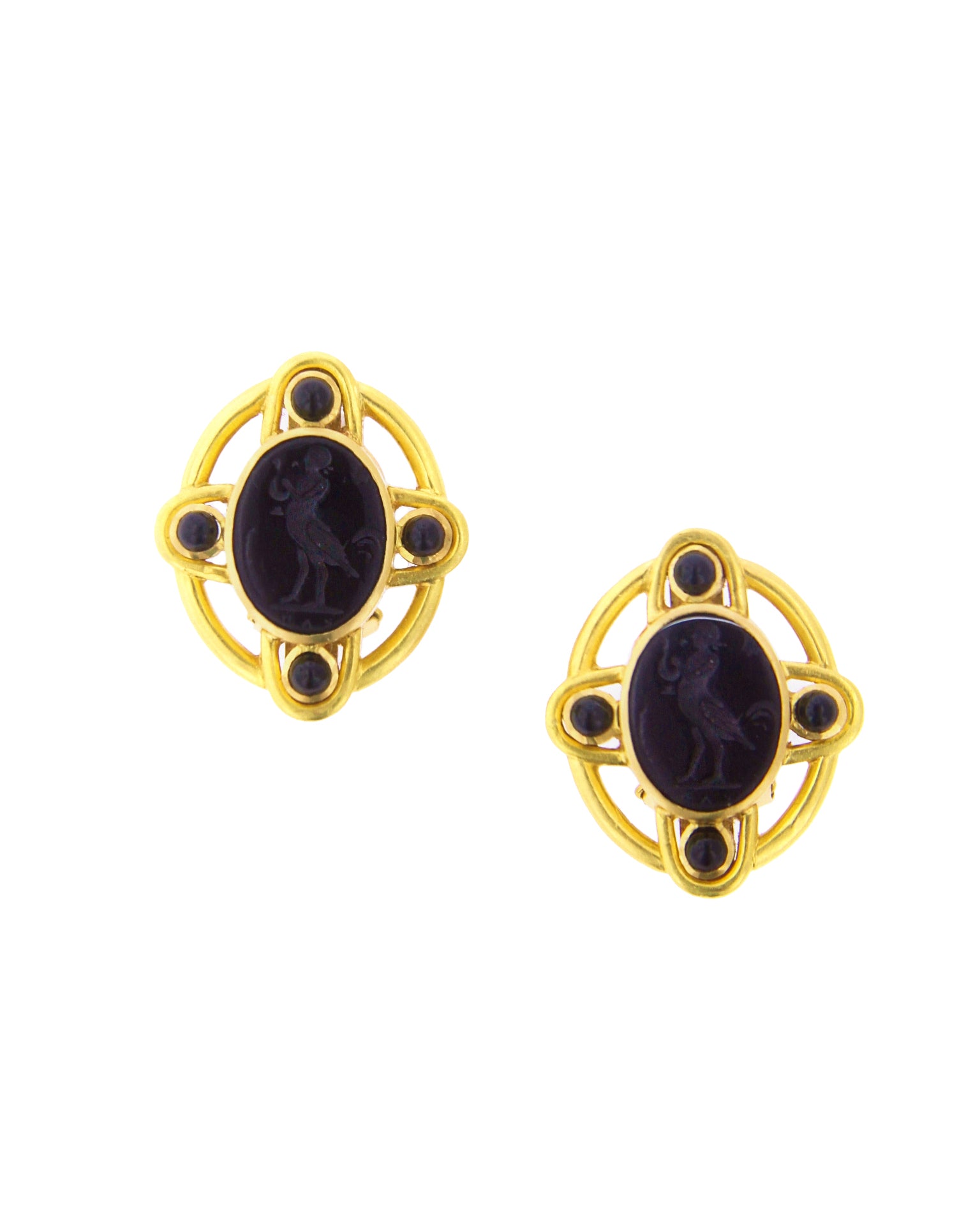 Black 'Surn' Earrings