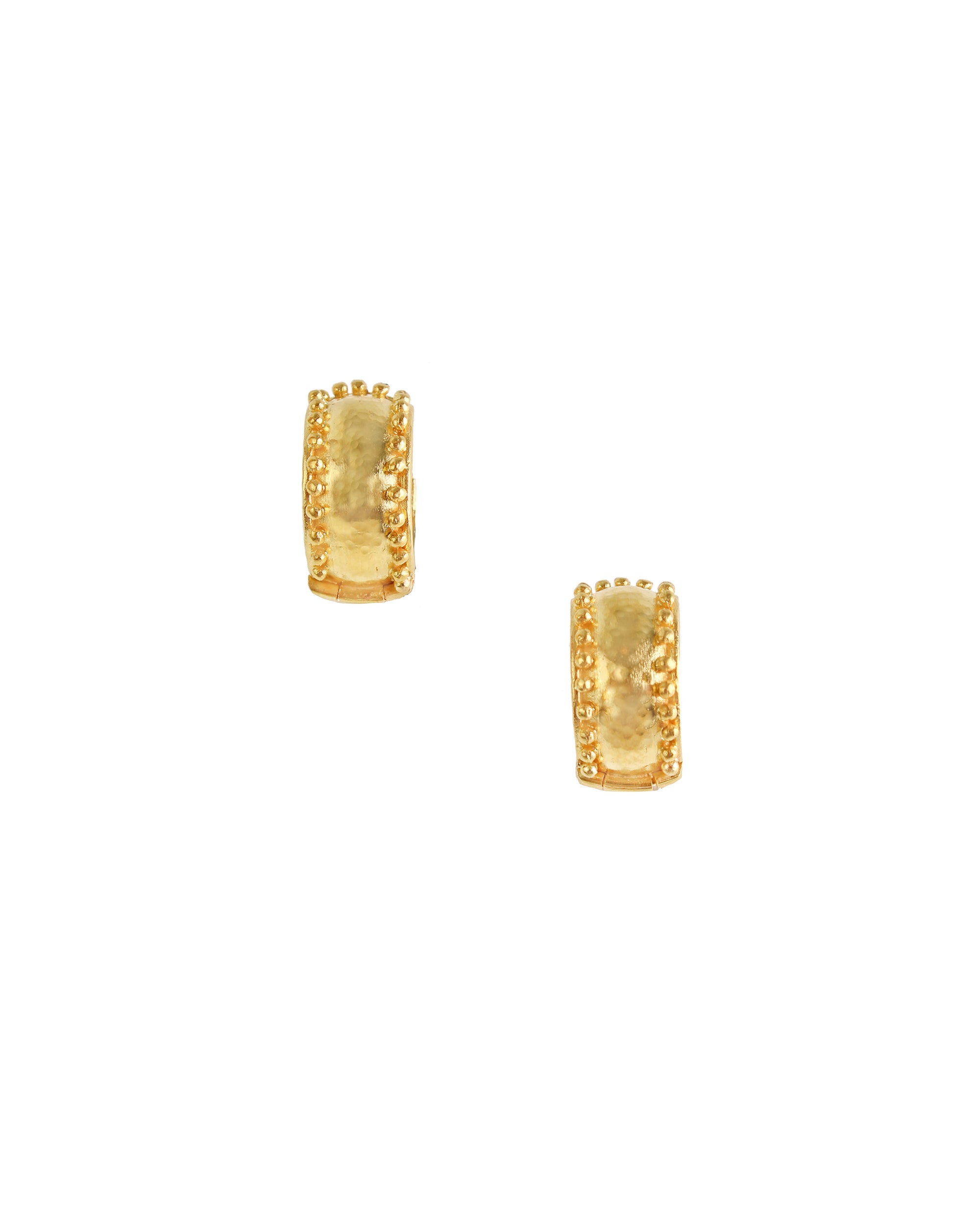 Curved Wide Hoops with Granulation