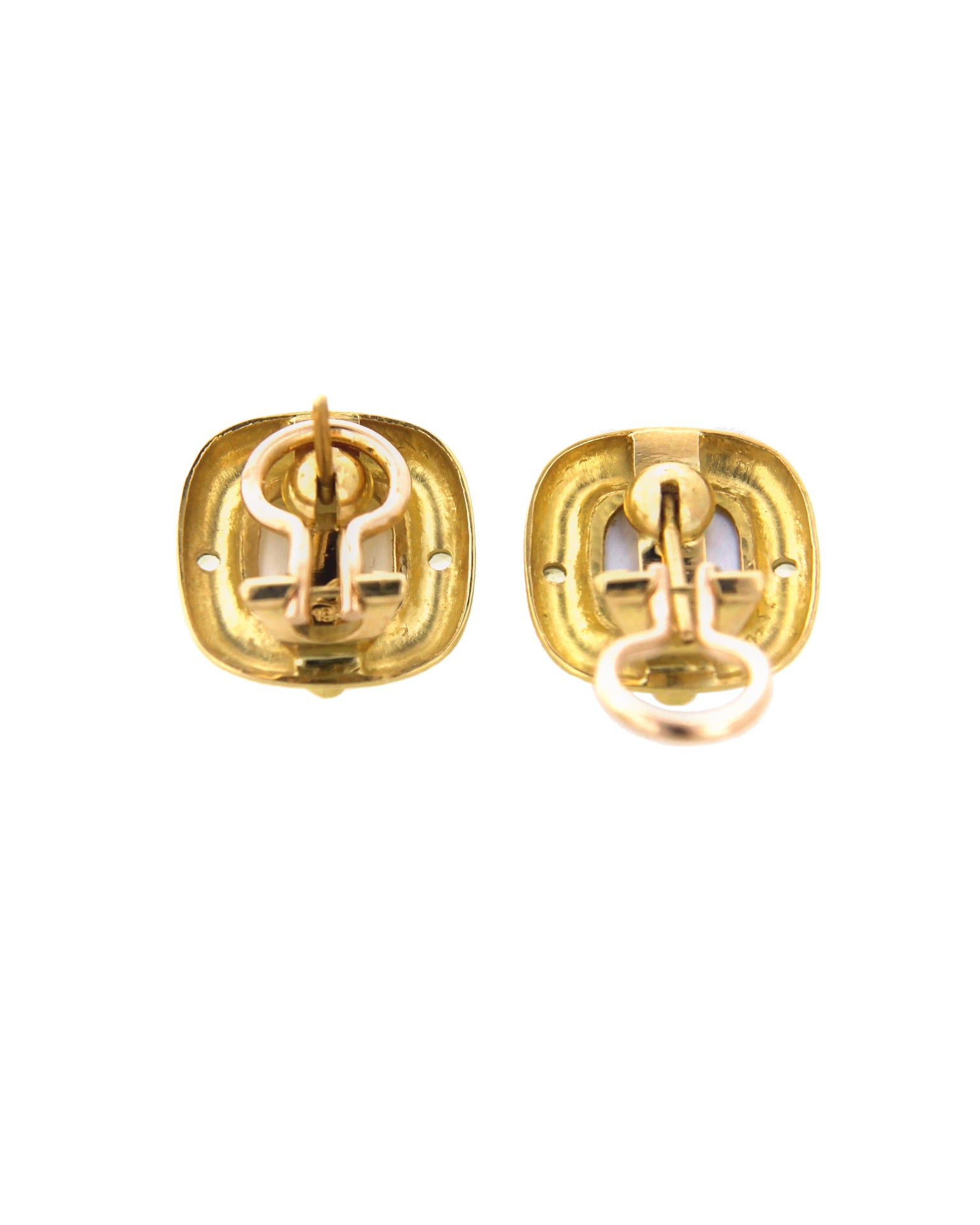 Lime 'Square Putto' Earrings