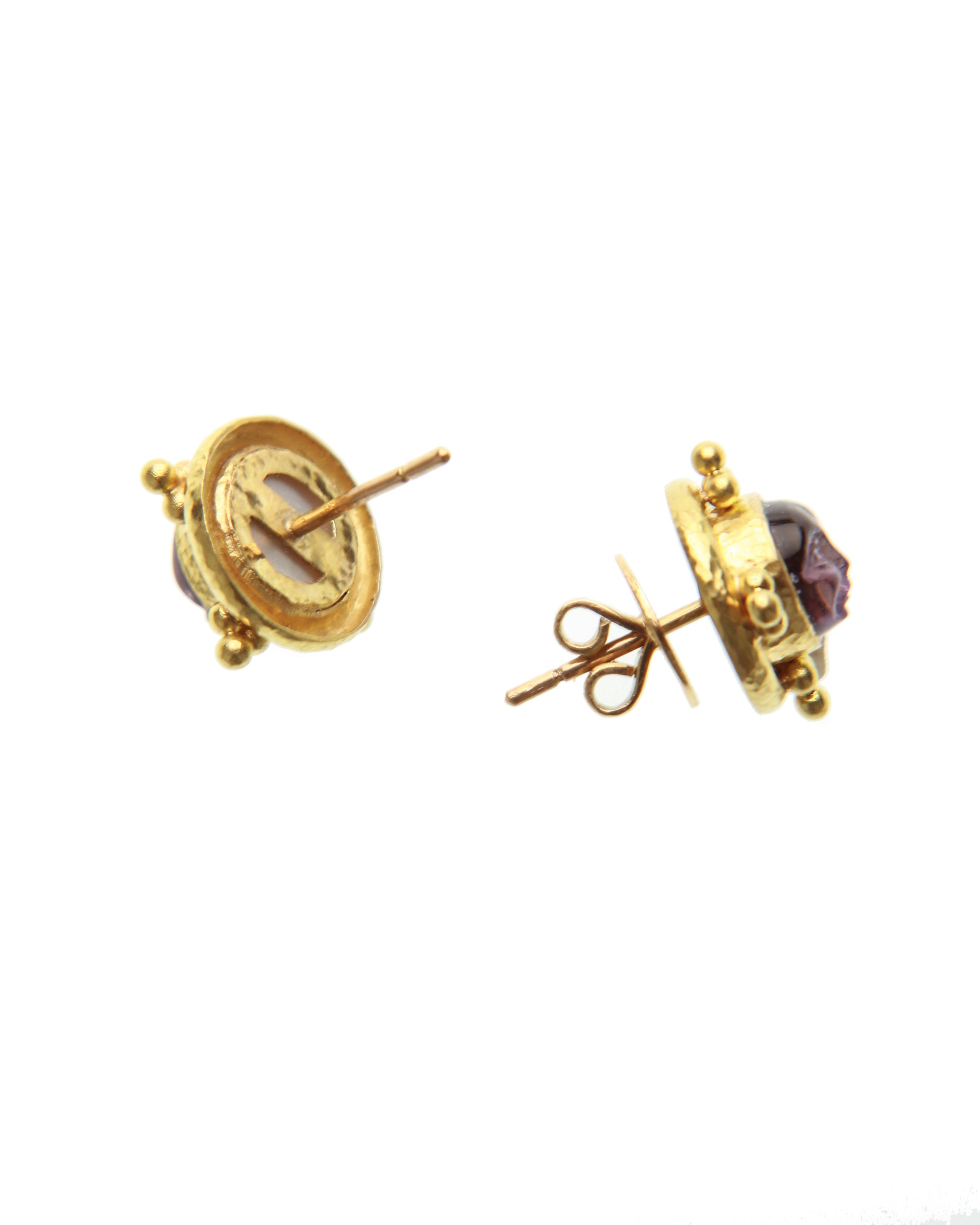 Mulberry 'Man-in-the-Moon' Stud Earrings