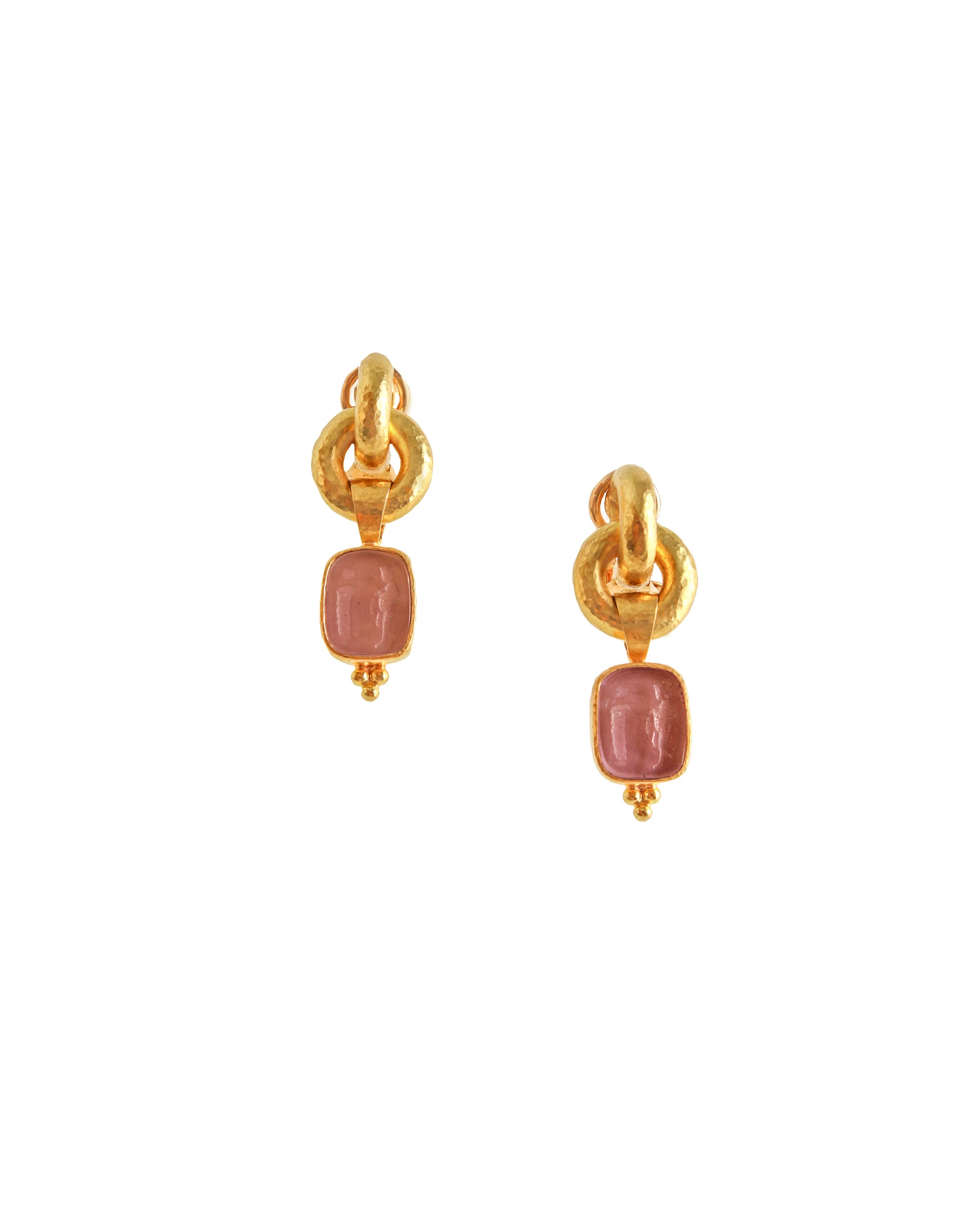 Mulberry 'God and Pillar' Cheerio Drop Earrings