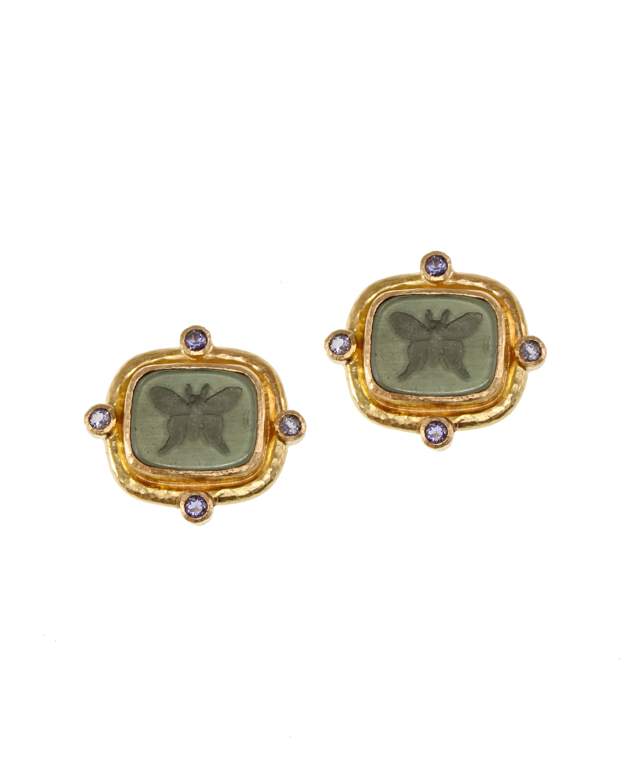 Smoke 'Butterfly' Earrings