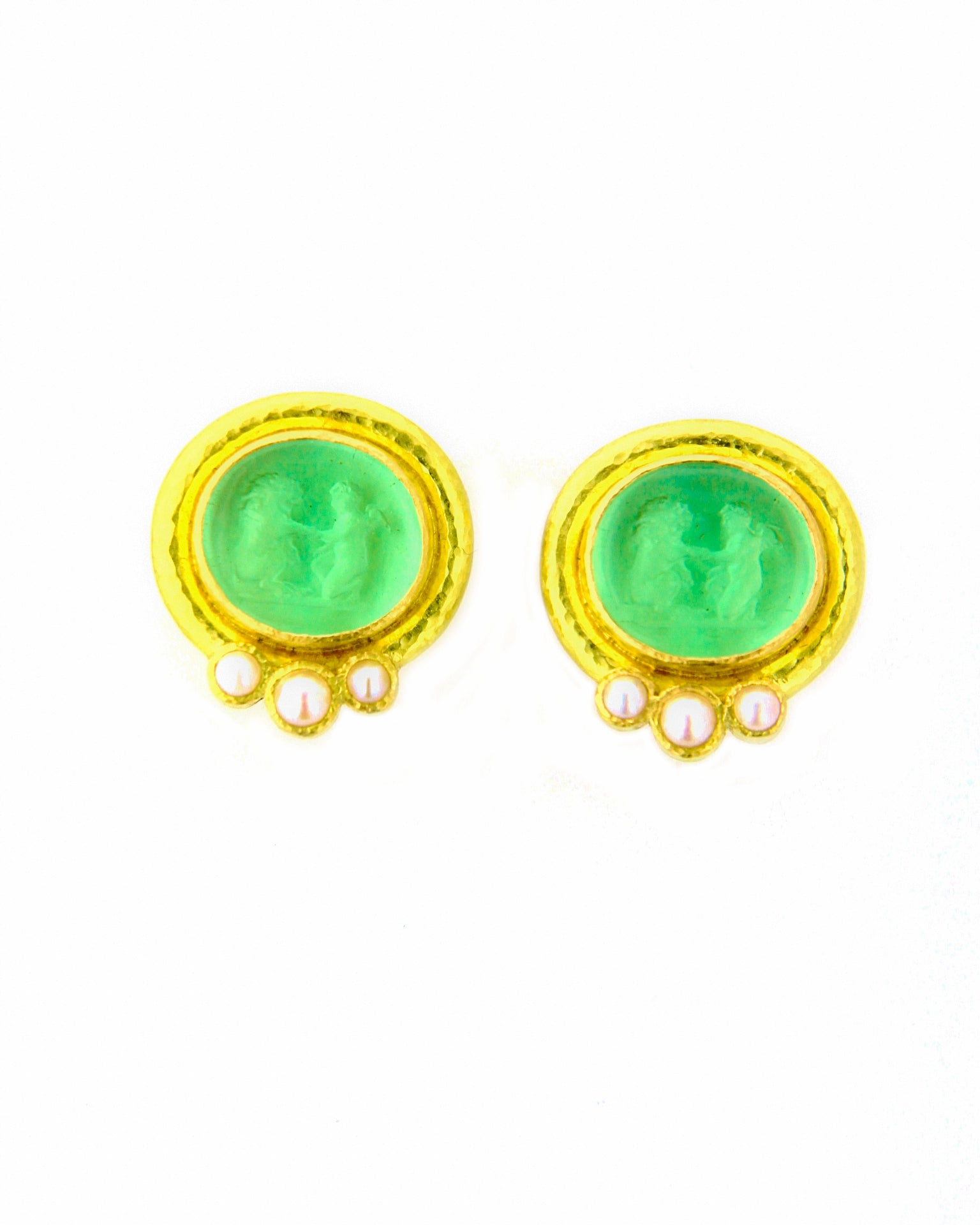 Nile 'Lion and Putto' Earrings