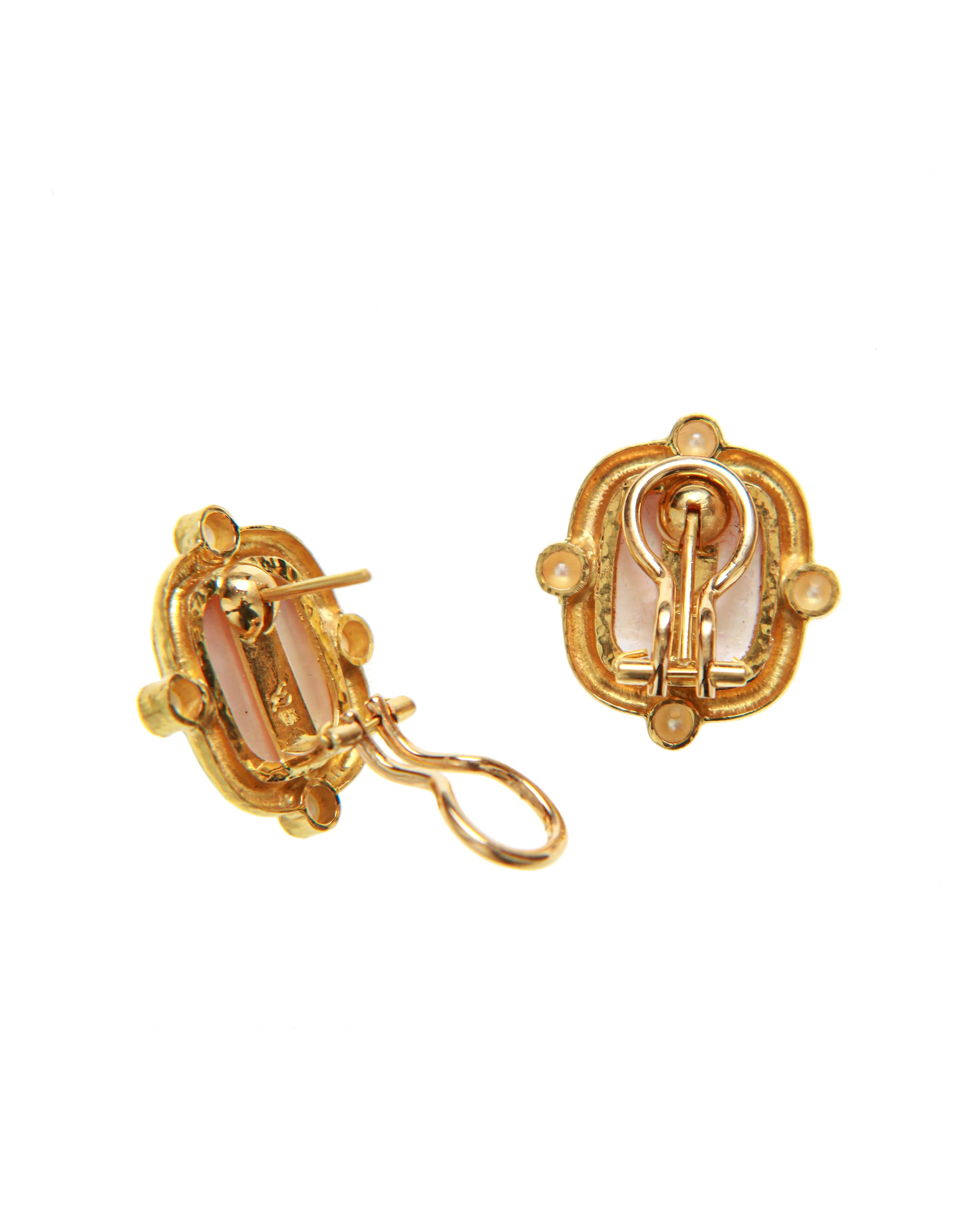 Cobalt 'Greek Muse' earrings