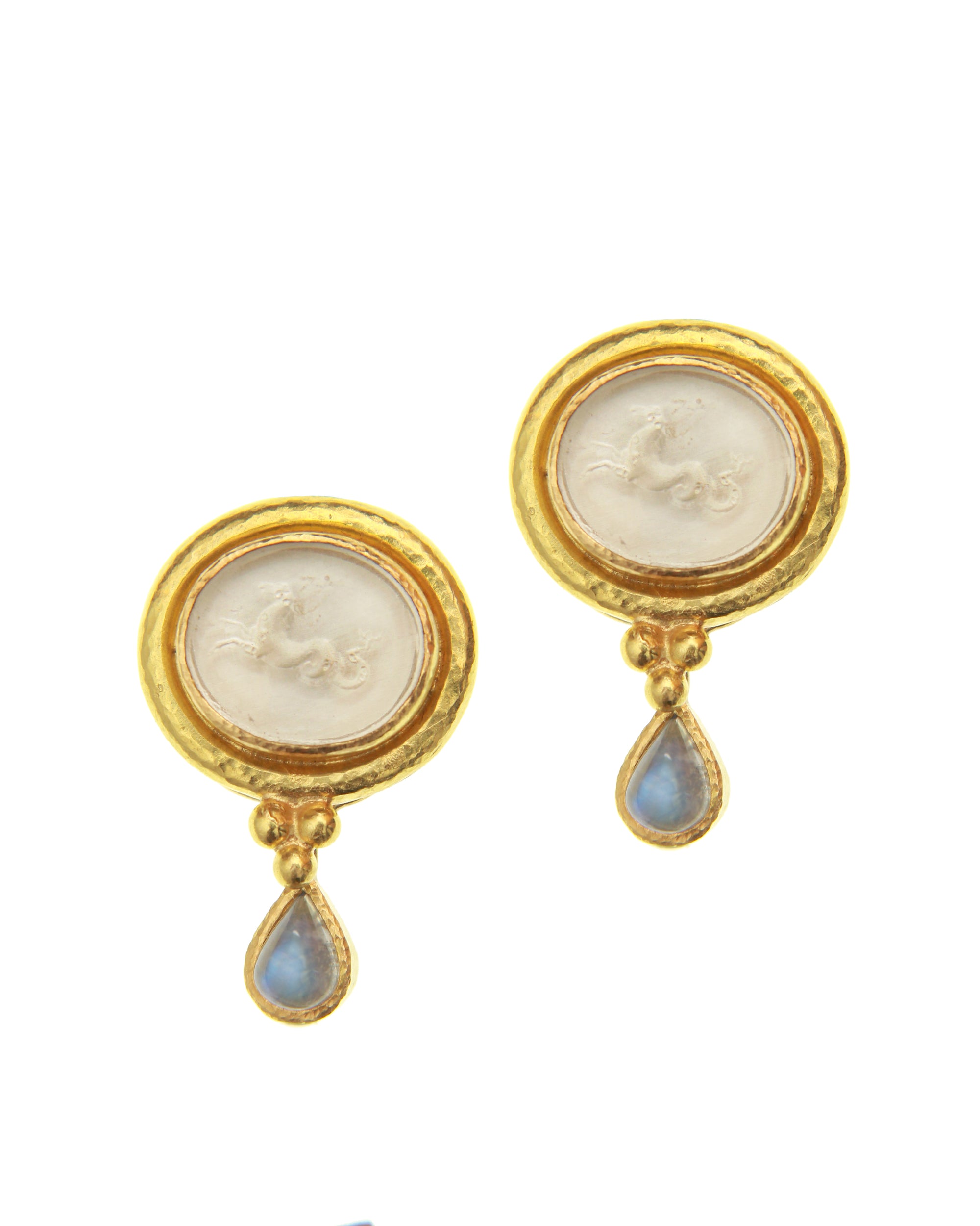 Crystal 'Hypocanthus' Drop Earring