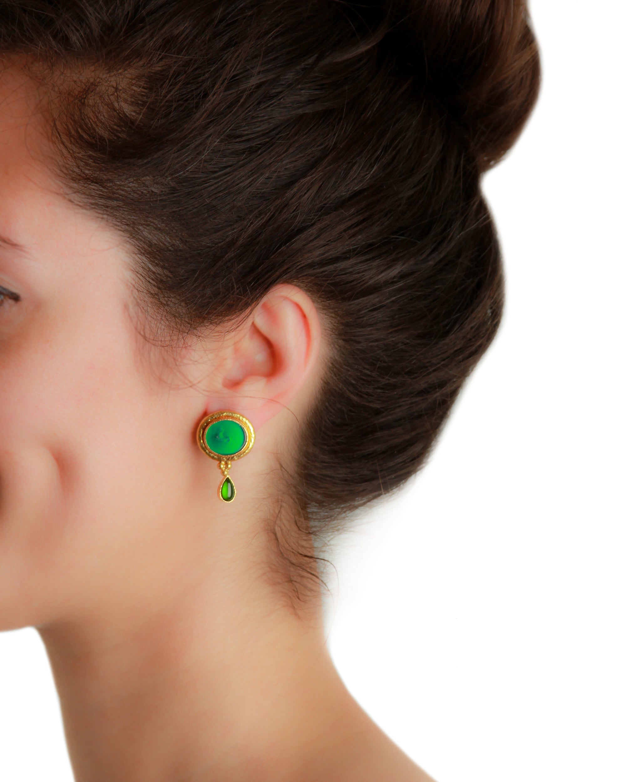 Crystal 'Hypocanthus' Drop Earring