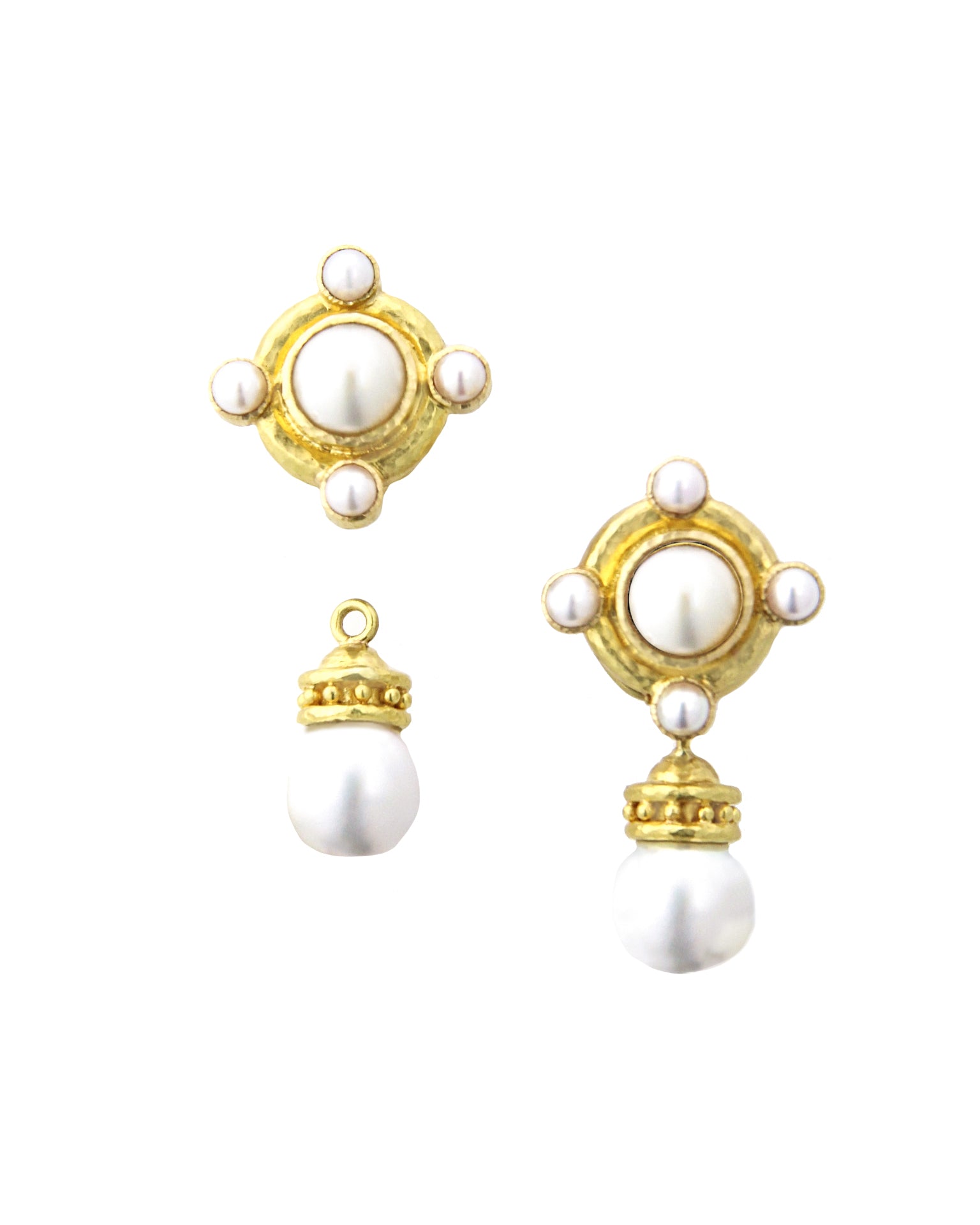 Mabe Pearl Drop Earring
