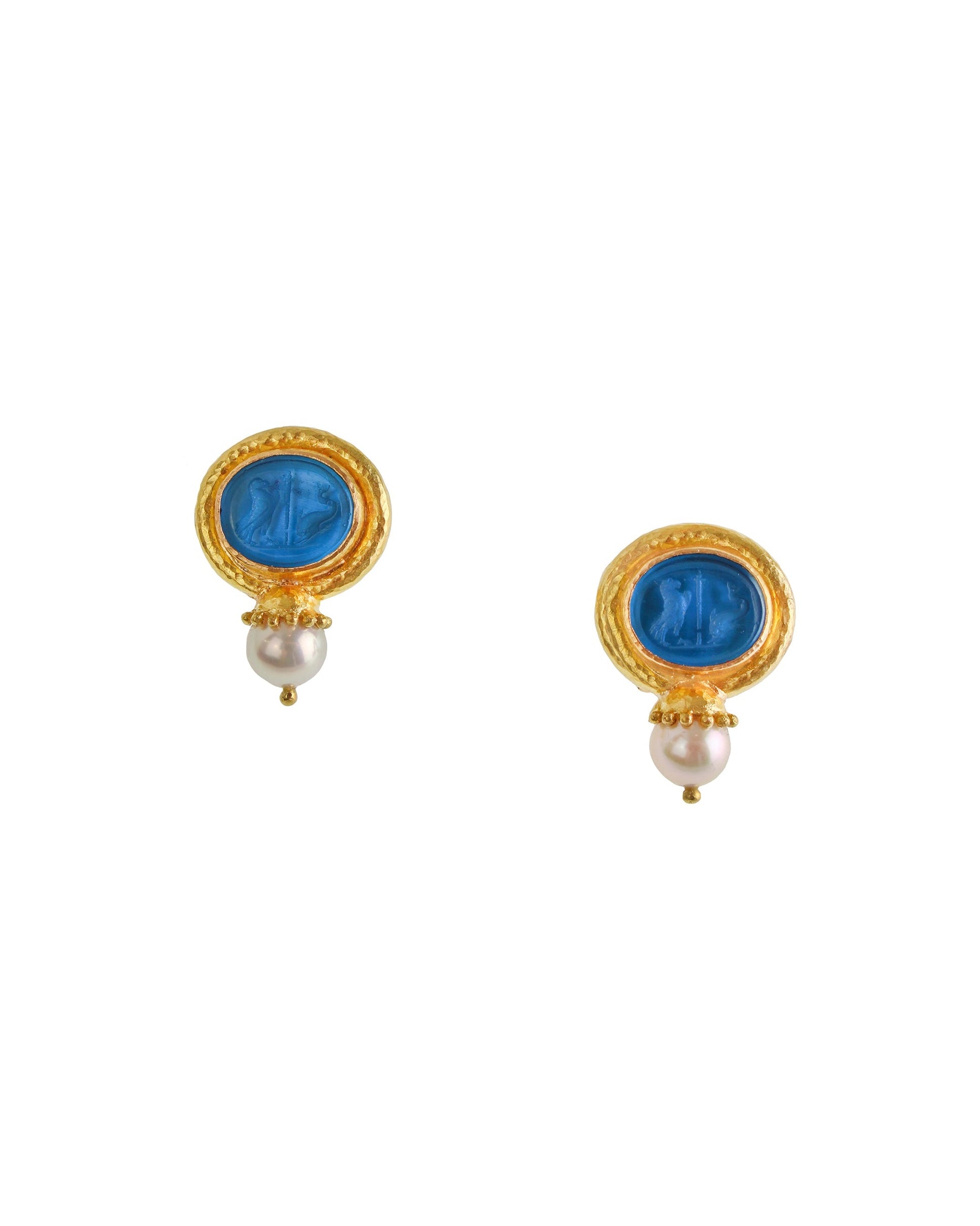 Peacock 'Eagle and Dolphin' Earrings