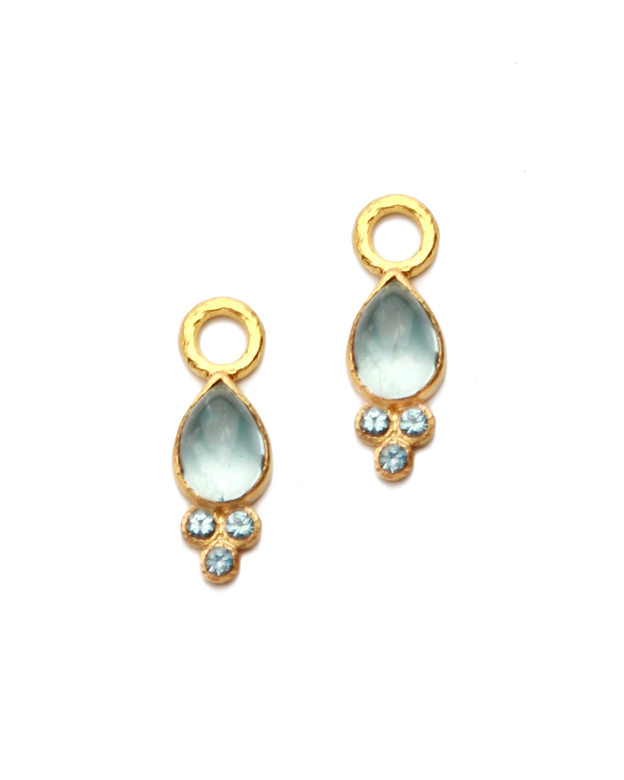 Aquamarine Earring Charms