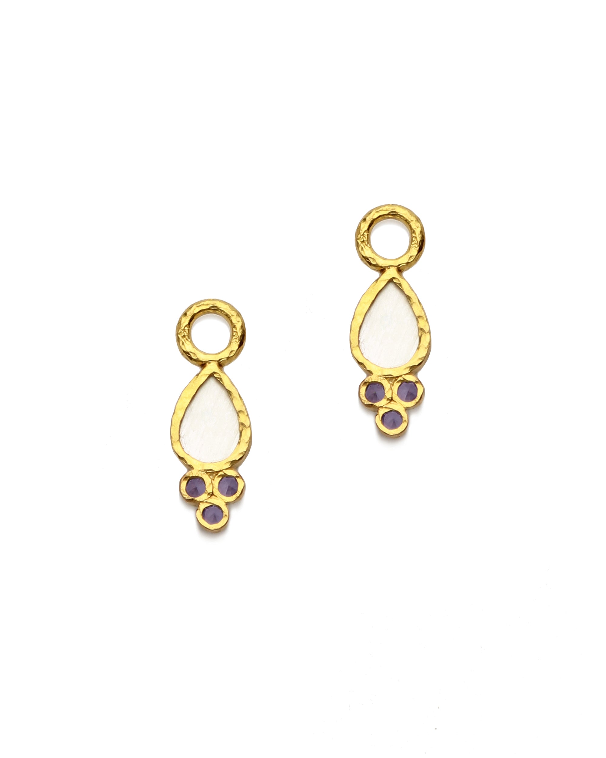 Amethyst Earring Charms