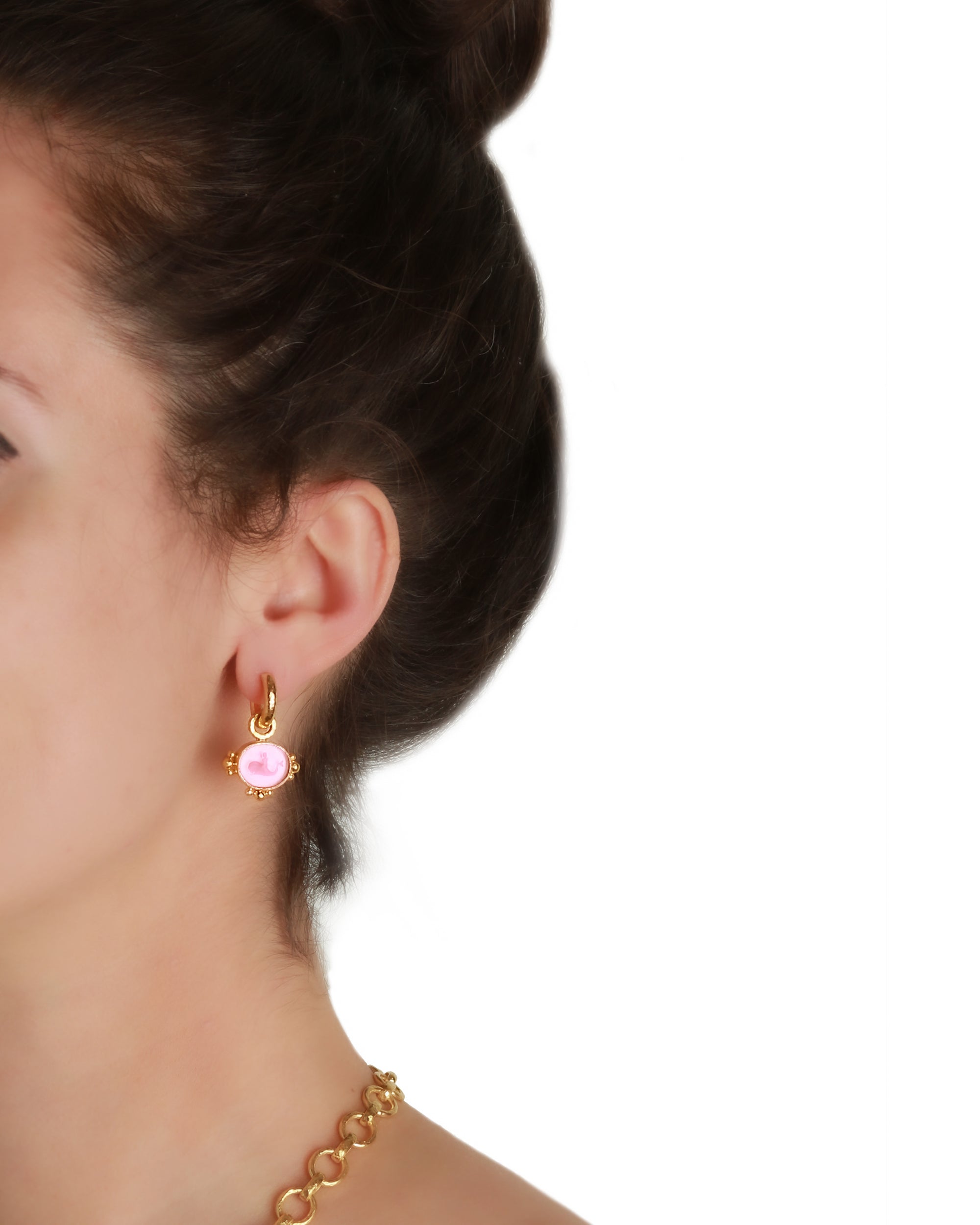 Pine Green 'Dolphin' Earring Charms