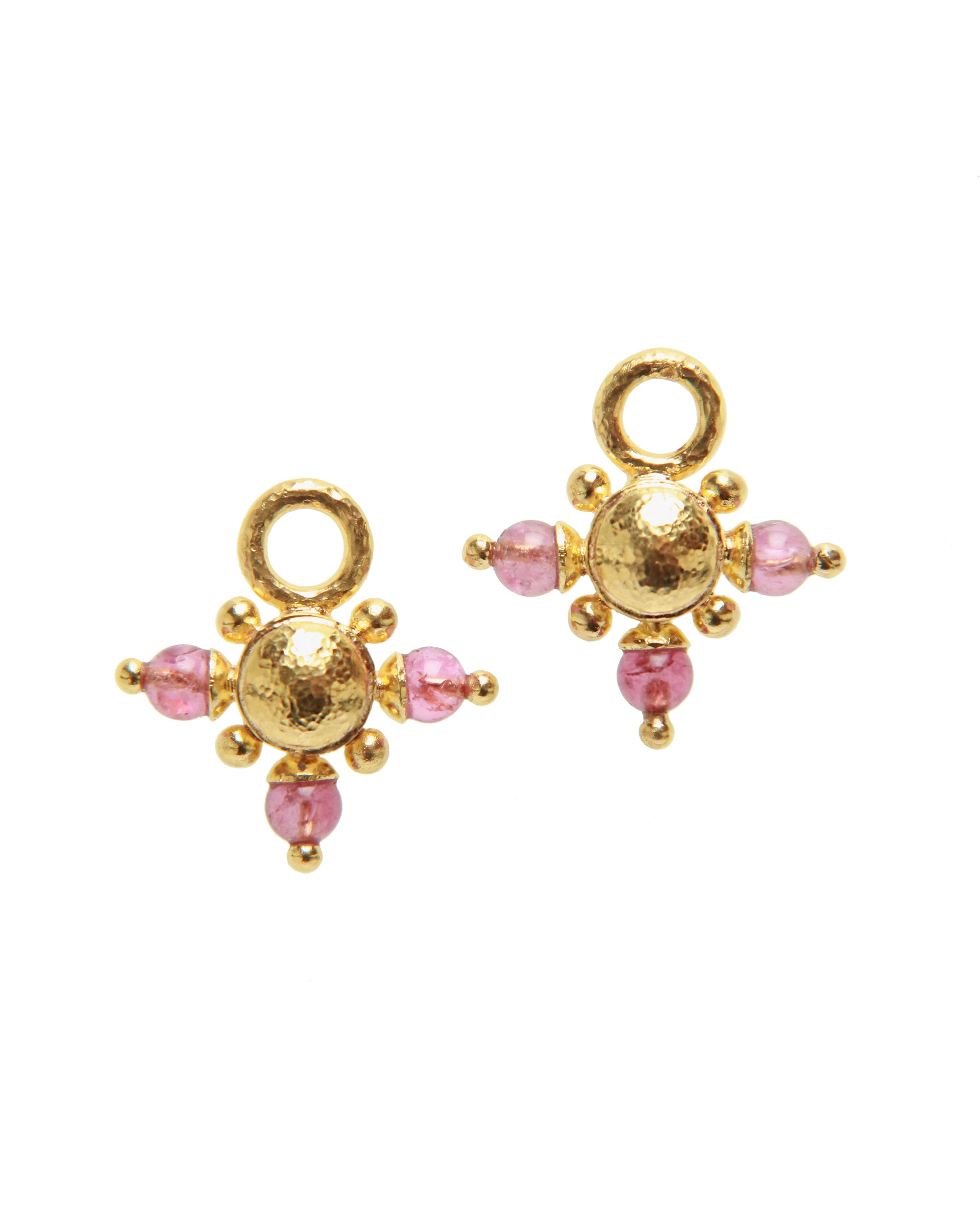 Pink Tourmaline Earring Charms