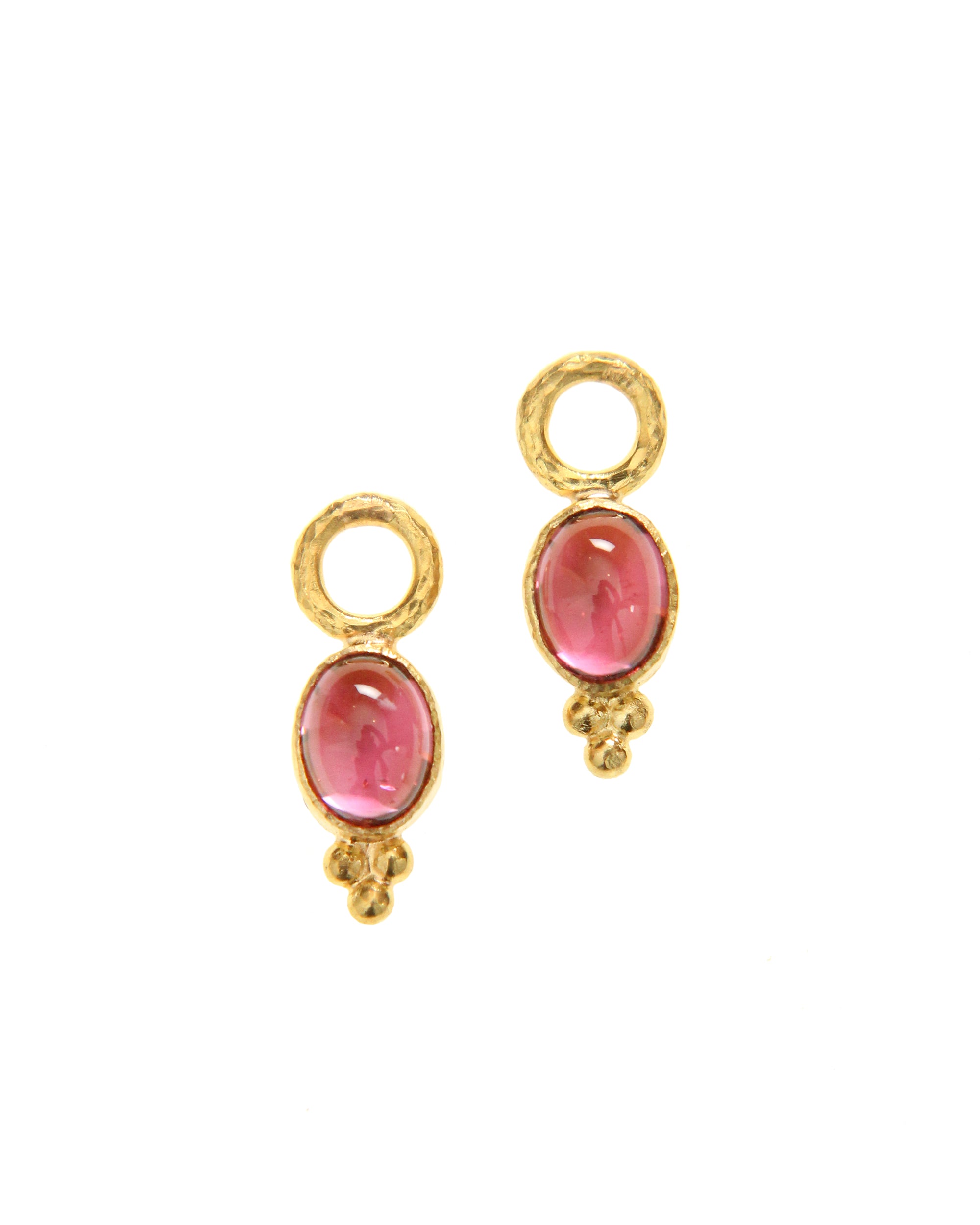 Pink Tourmaline Earring Charms