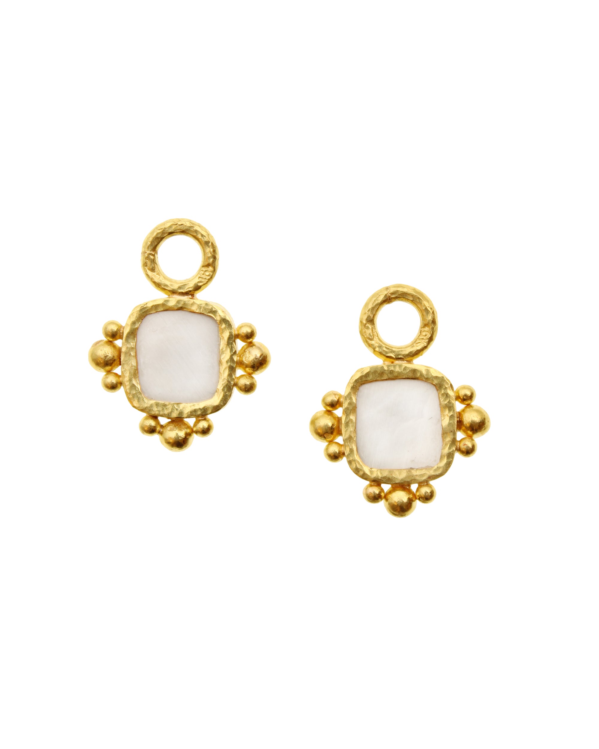 Crystal 'Square Putto' Earring Charms