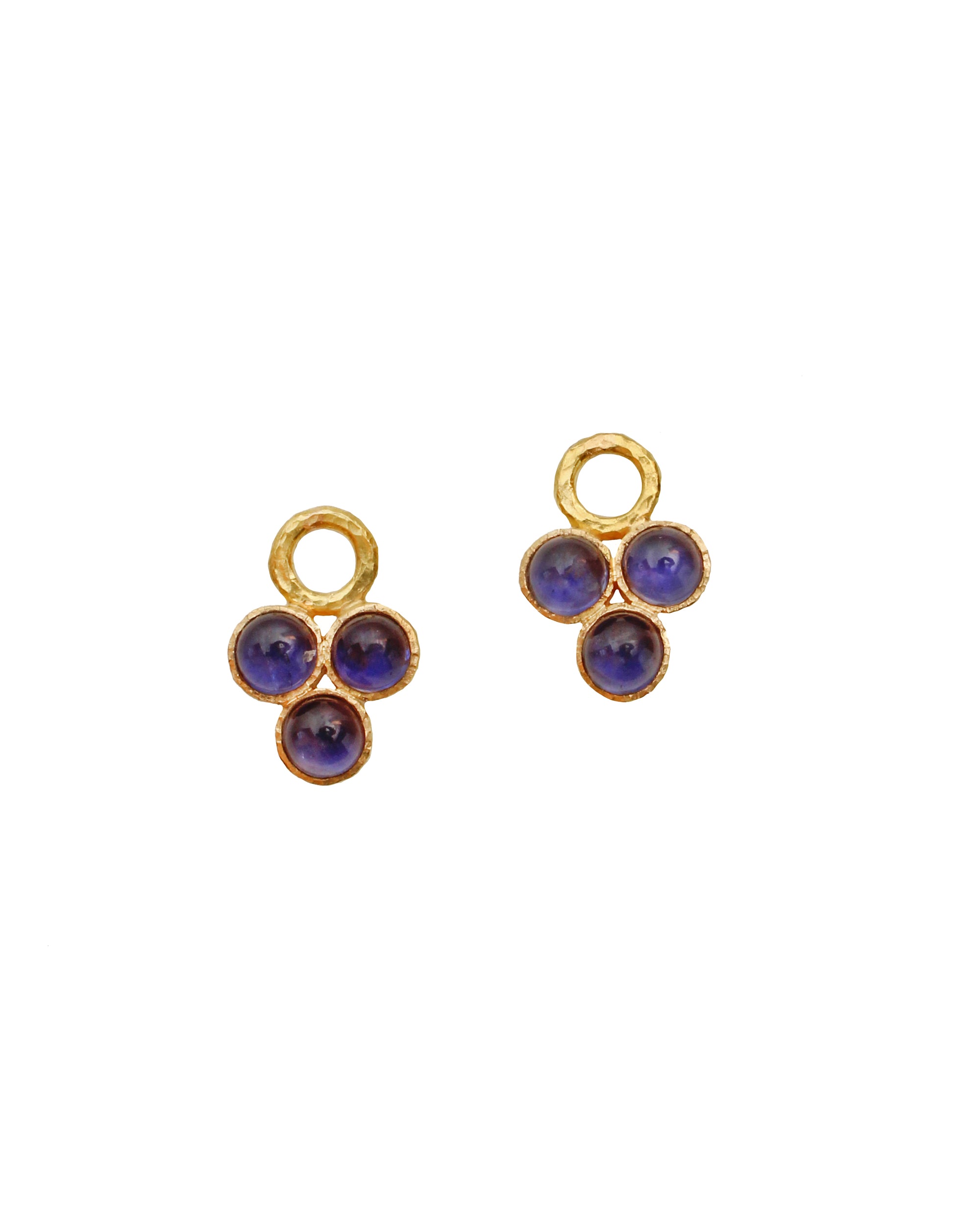 Iolite Earring Charms