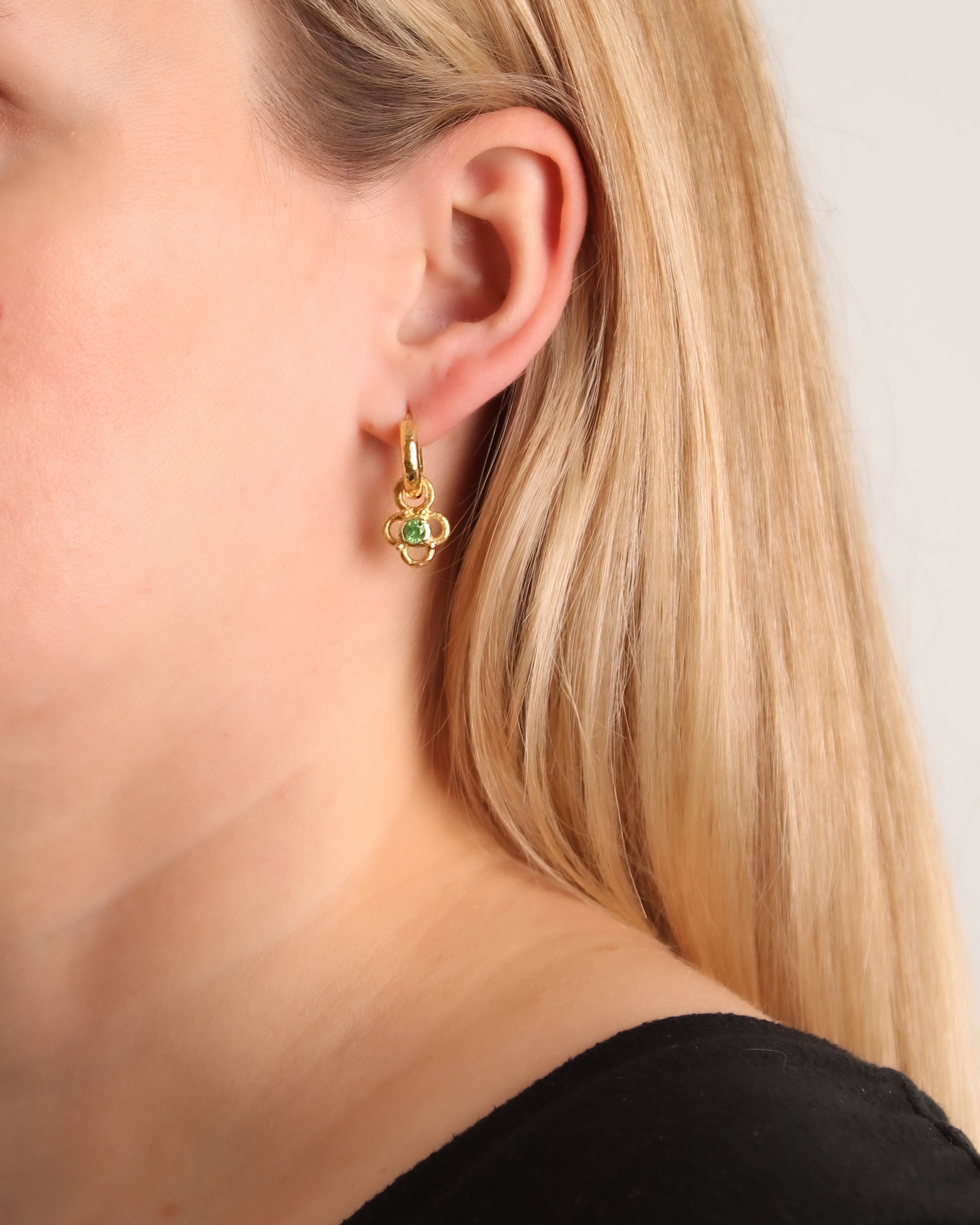 Gold Dome with Arches Earring Charms