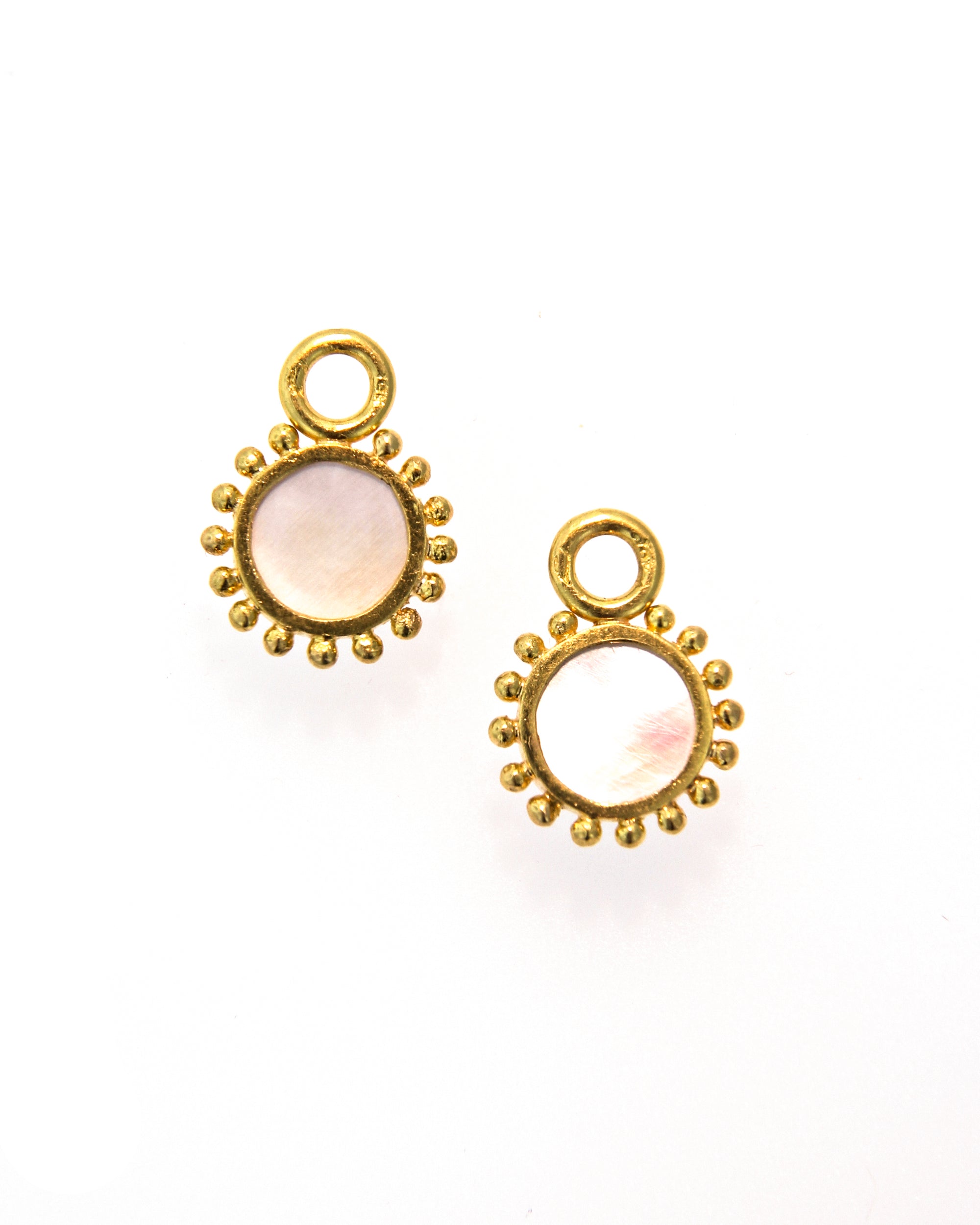 Teal 'Cab Tiny Griffin' Earring Charms