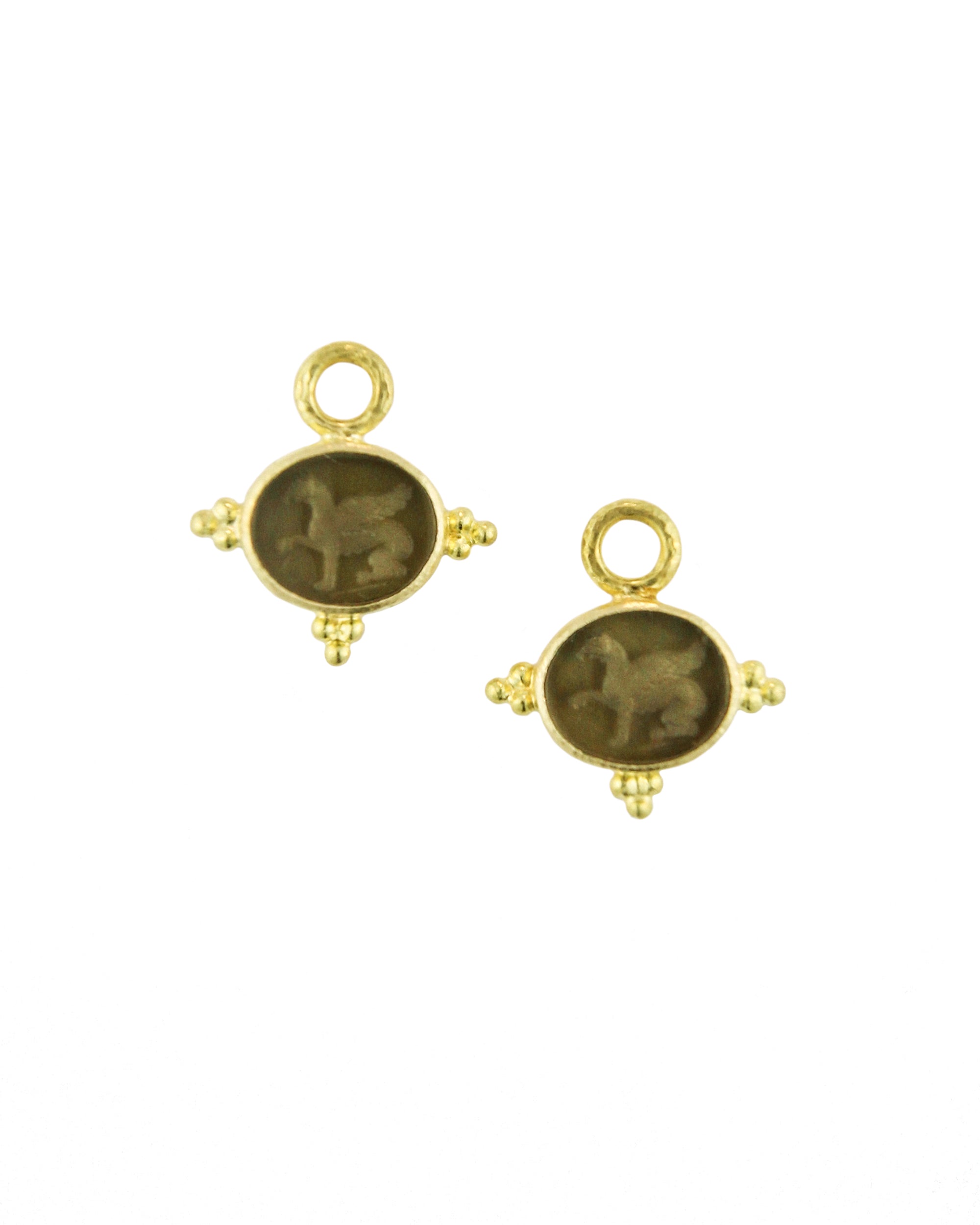 Bronze 'Grifo' Earring Charms