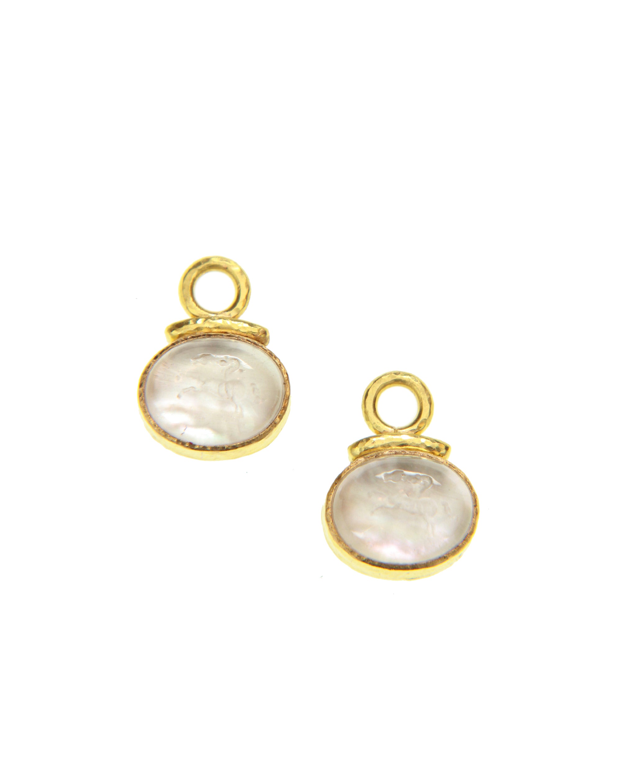 Crystal 'Cab Equestrian' Earring Charms
